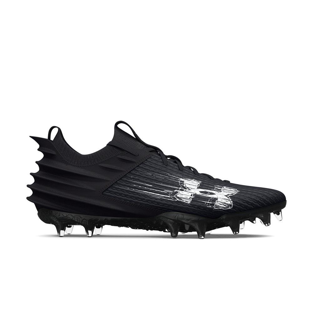 Under armour football cleats on sale black