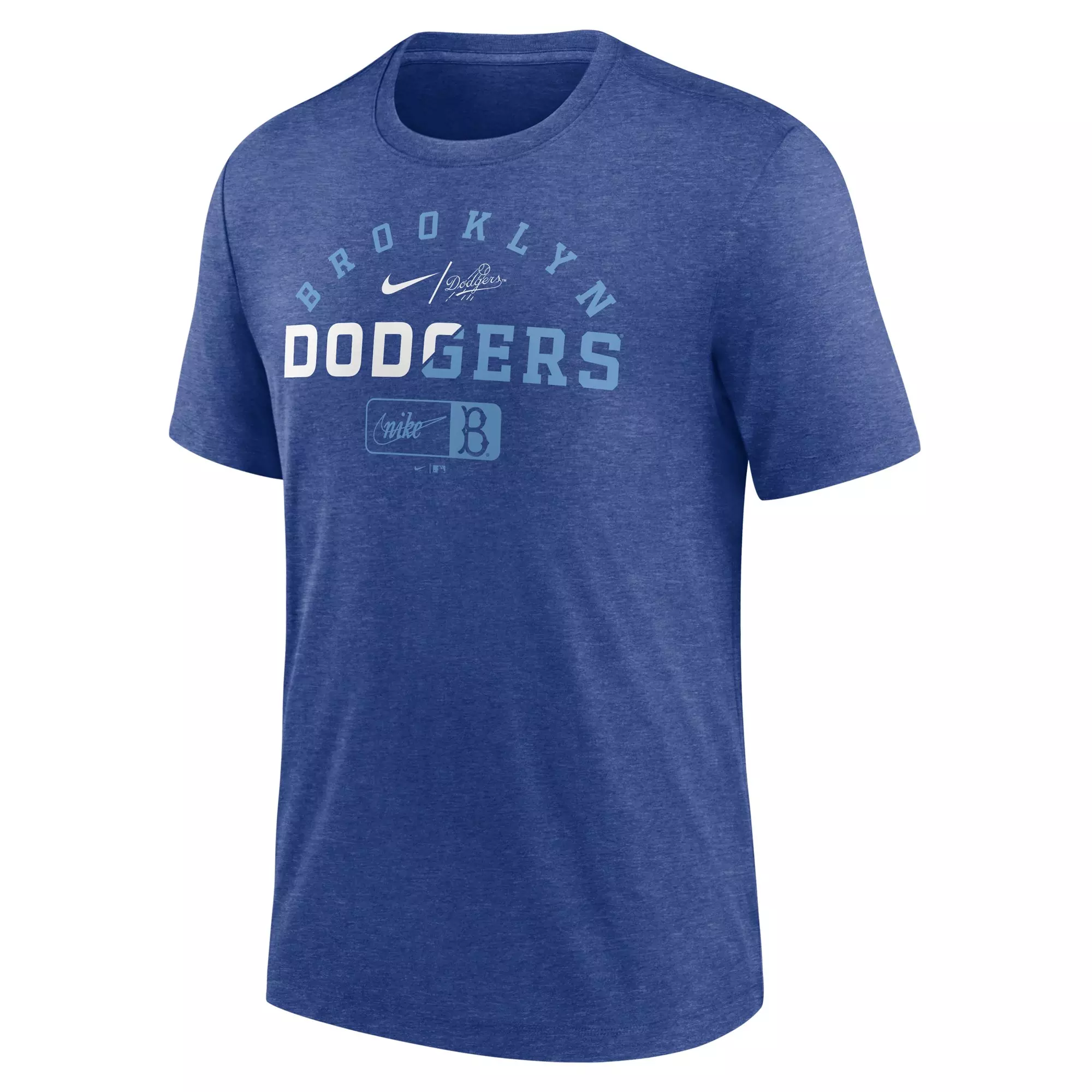 Nike Men's Los Angeles Dodgers Rewind Short Sleeve Tee - BLUE