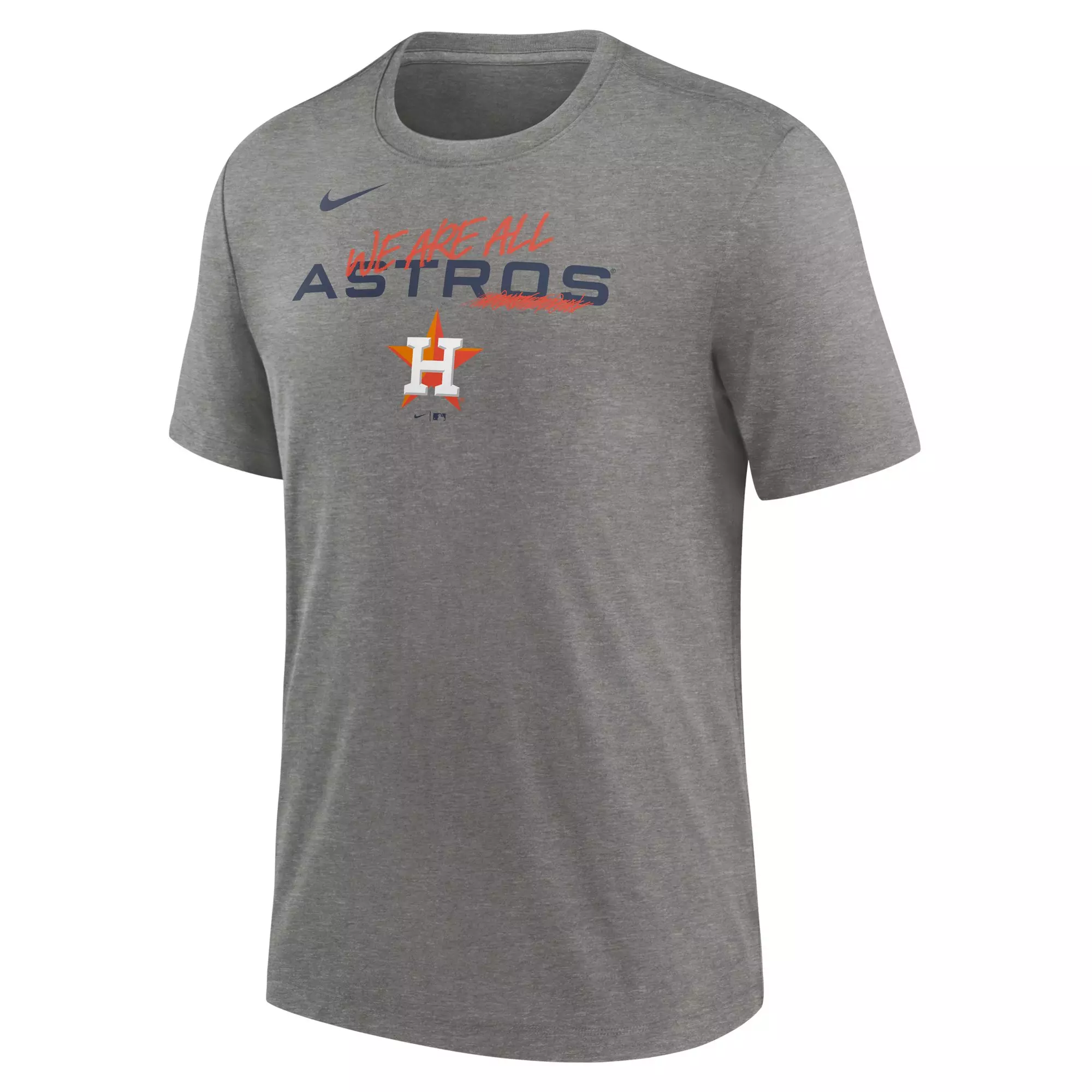 Nike Men's Houston Astros We Are Team Short Sleeve Top - HEATHER/GREY