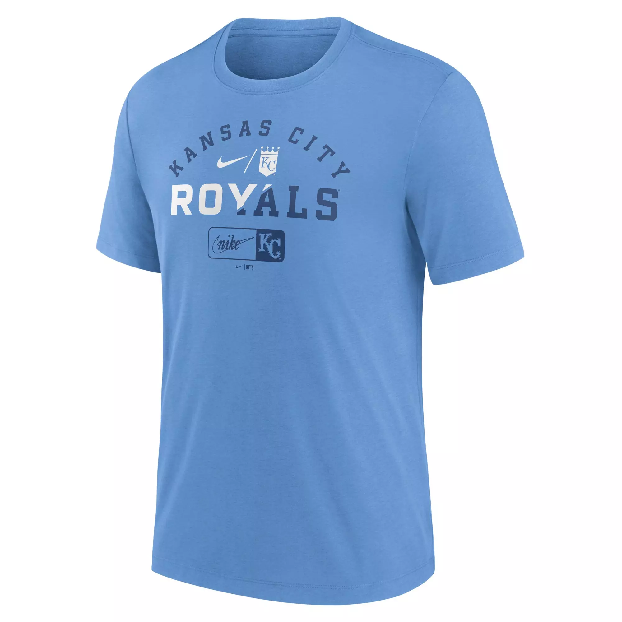 Nike Men's Kansas City Royals Rewind Short Sleeve Tee - BLUE