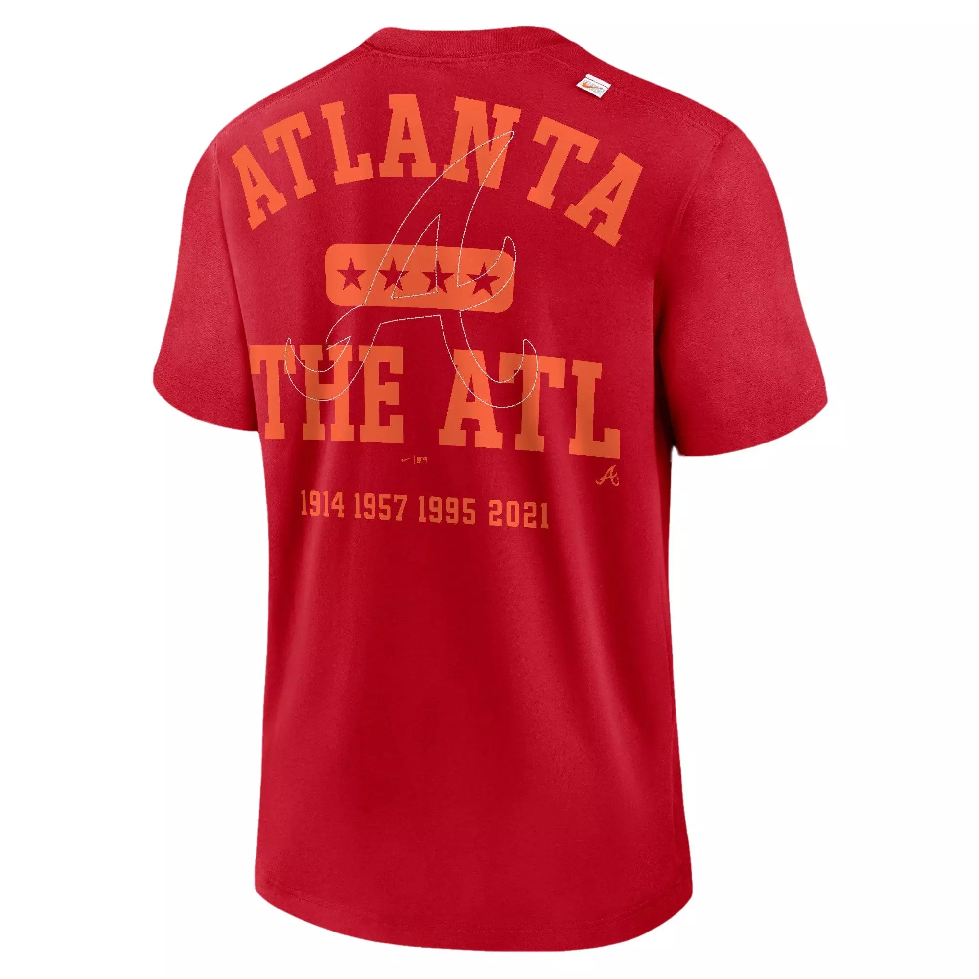 Nike Men's Atlanta Braves Statement MLB Tee - RED