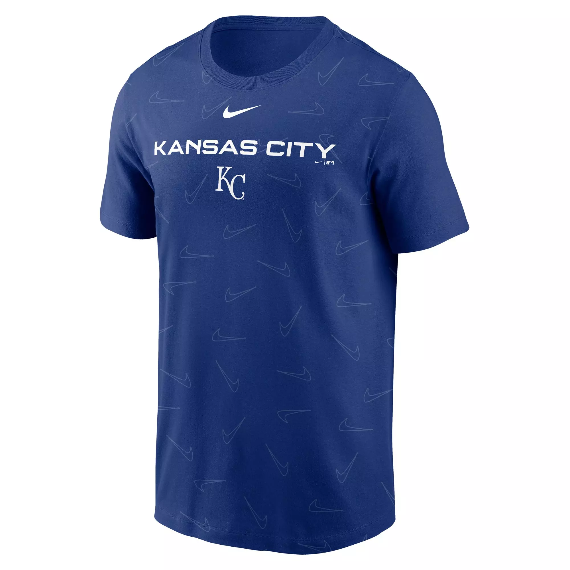 Nike Men's Kansas City Royals Top Line Short Sleeve Tee - BLUE