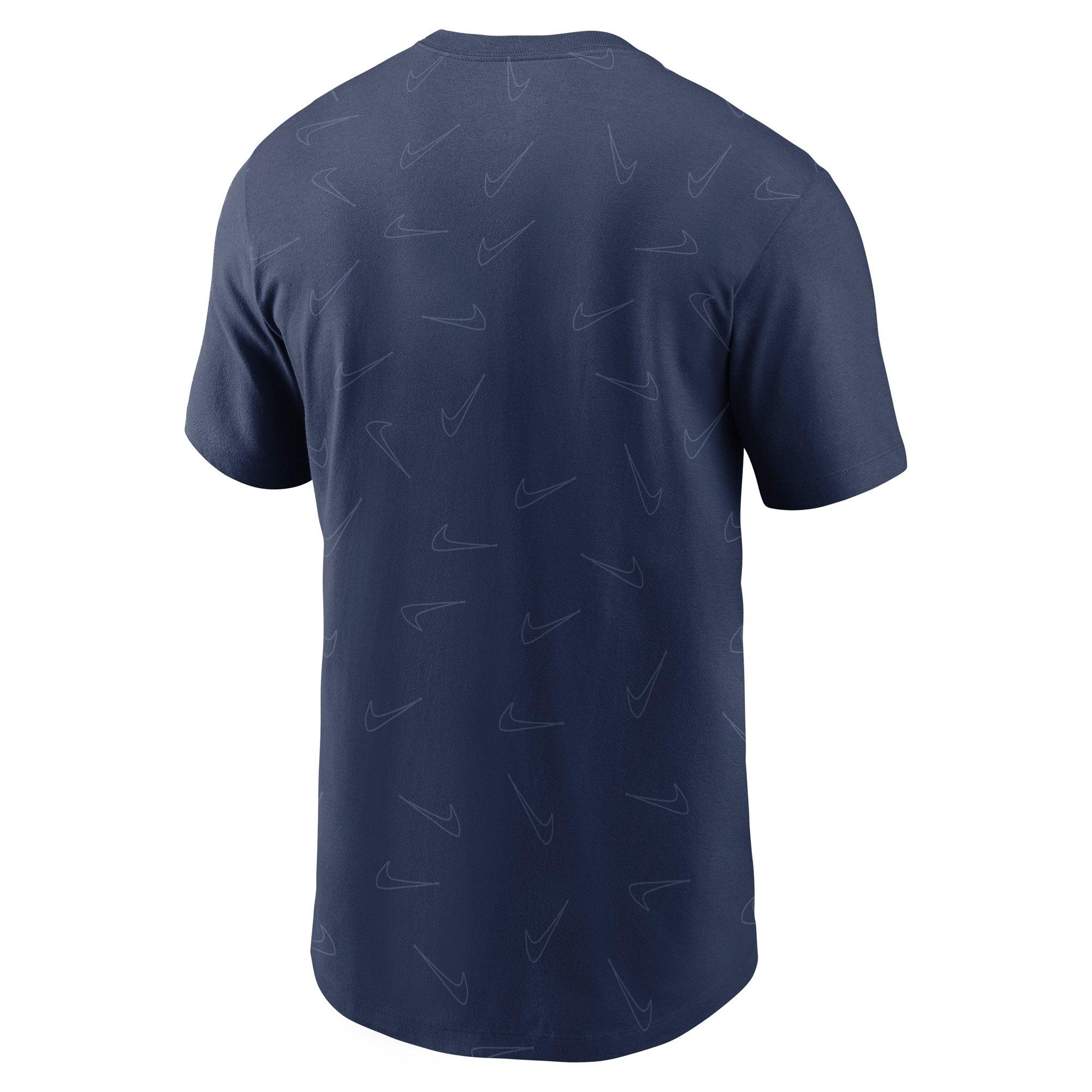 Nike Men's Tampa Bay Rays Top Line Short Sleeve Tee - NAVY Thumbnail View 2