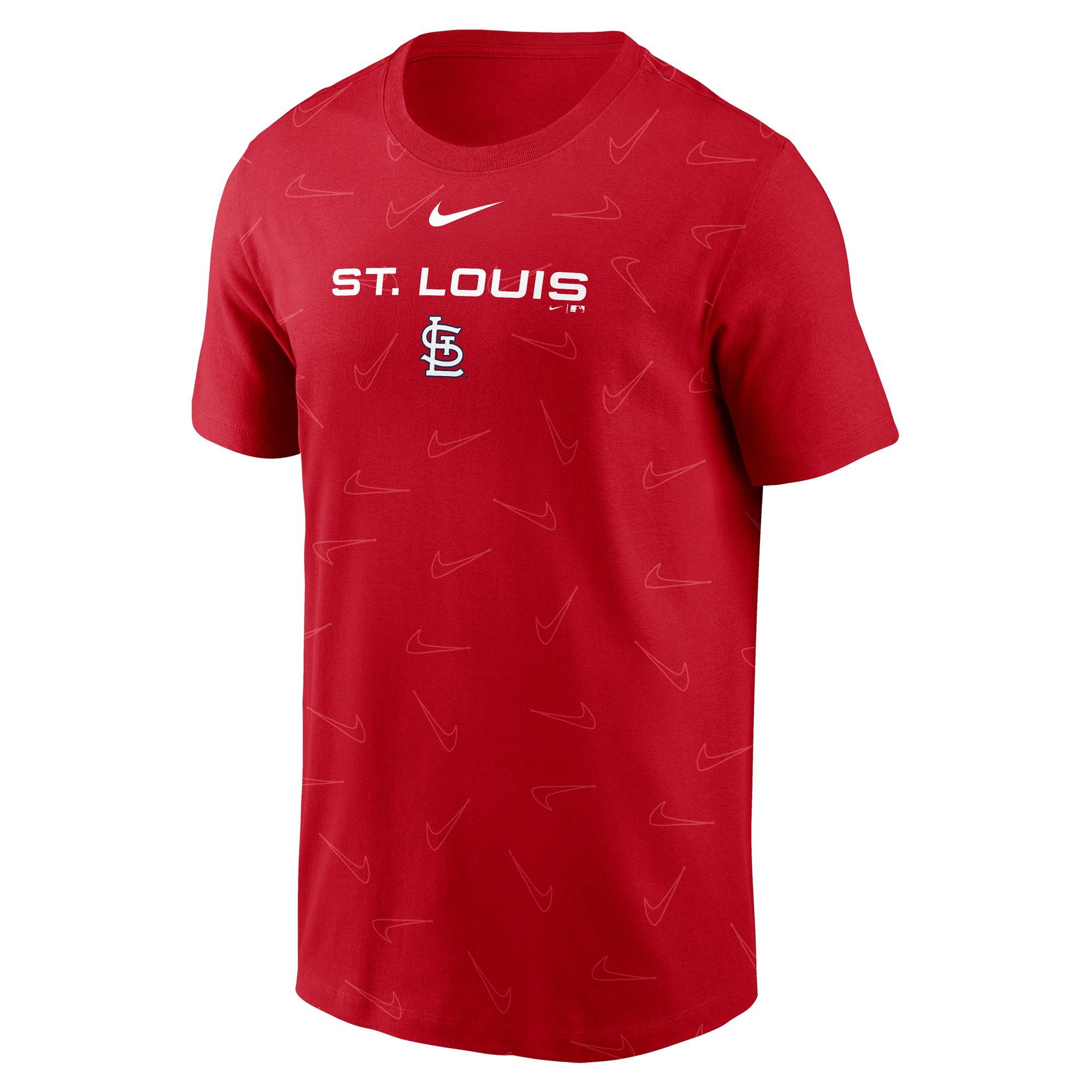 Nike Men's St. Louis Cardinals Top Line Short Sleeve Tee - RED Thumbnail View 1