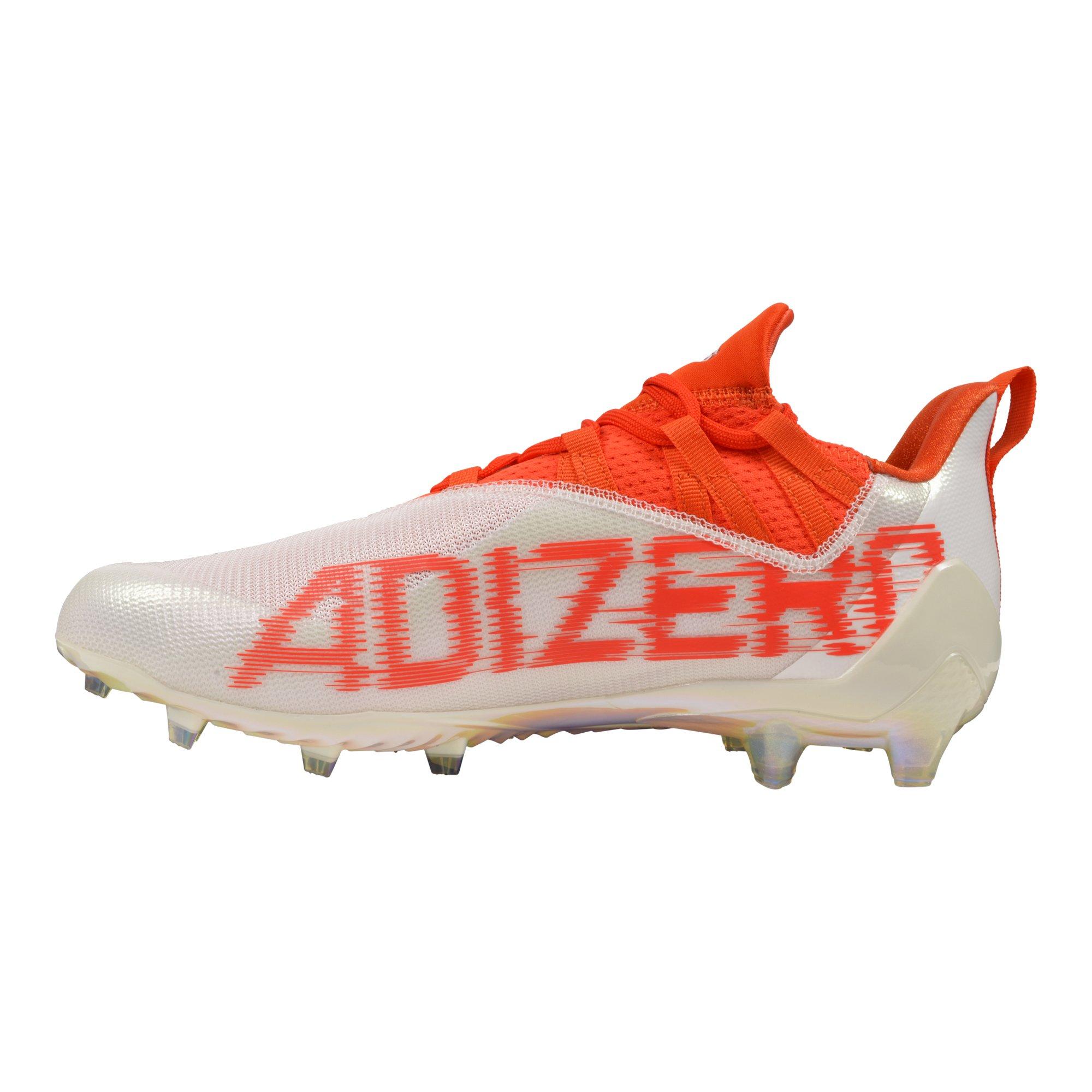 Orange adidas football cleats on sale