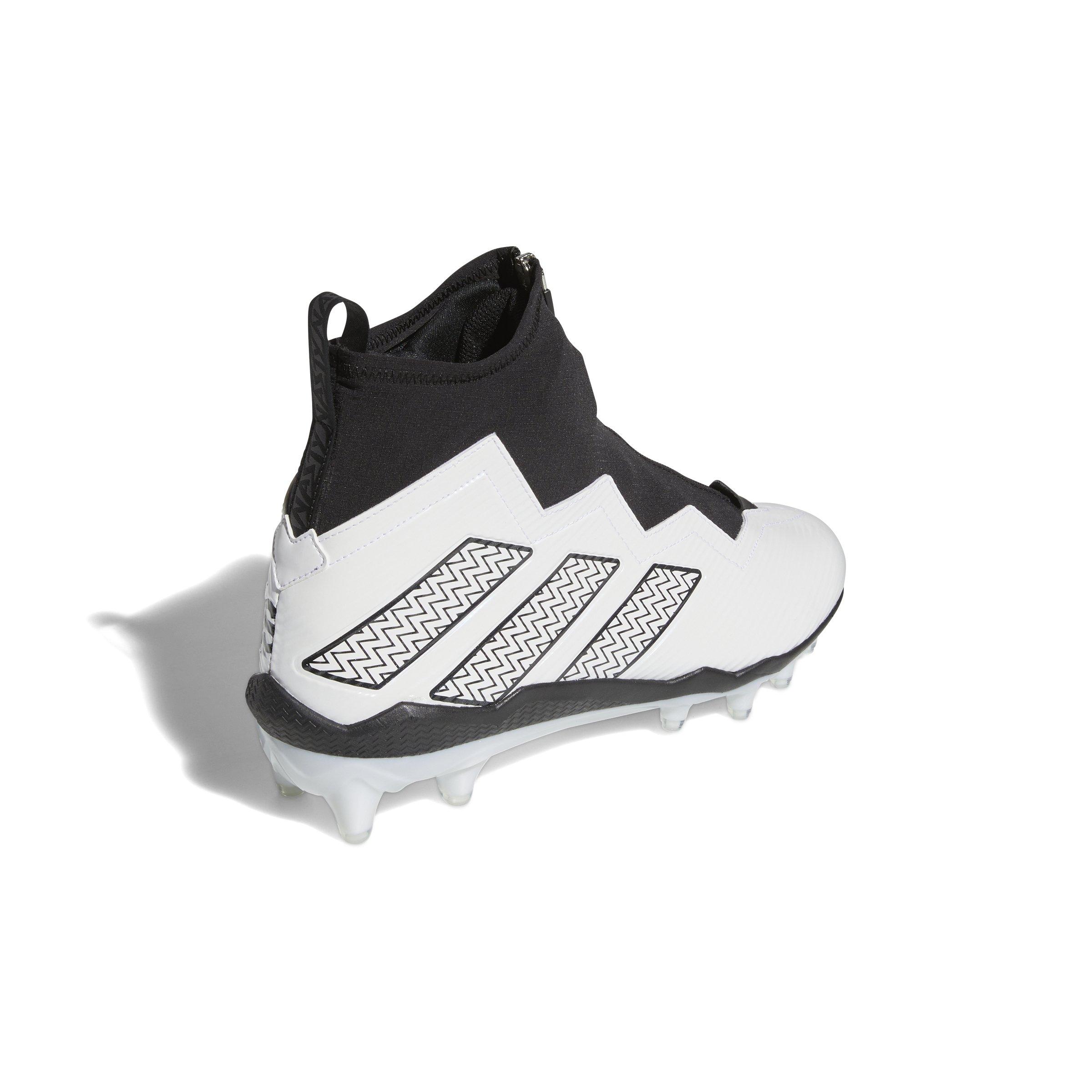 adidas Nasty 2.0 "Ftwr White/Black/Grey" Men's Football Cleat - WHITE/BLACK/GREY Thumbnail View 4