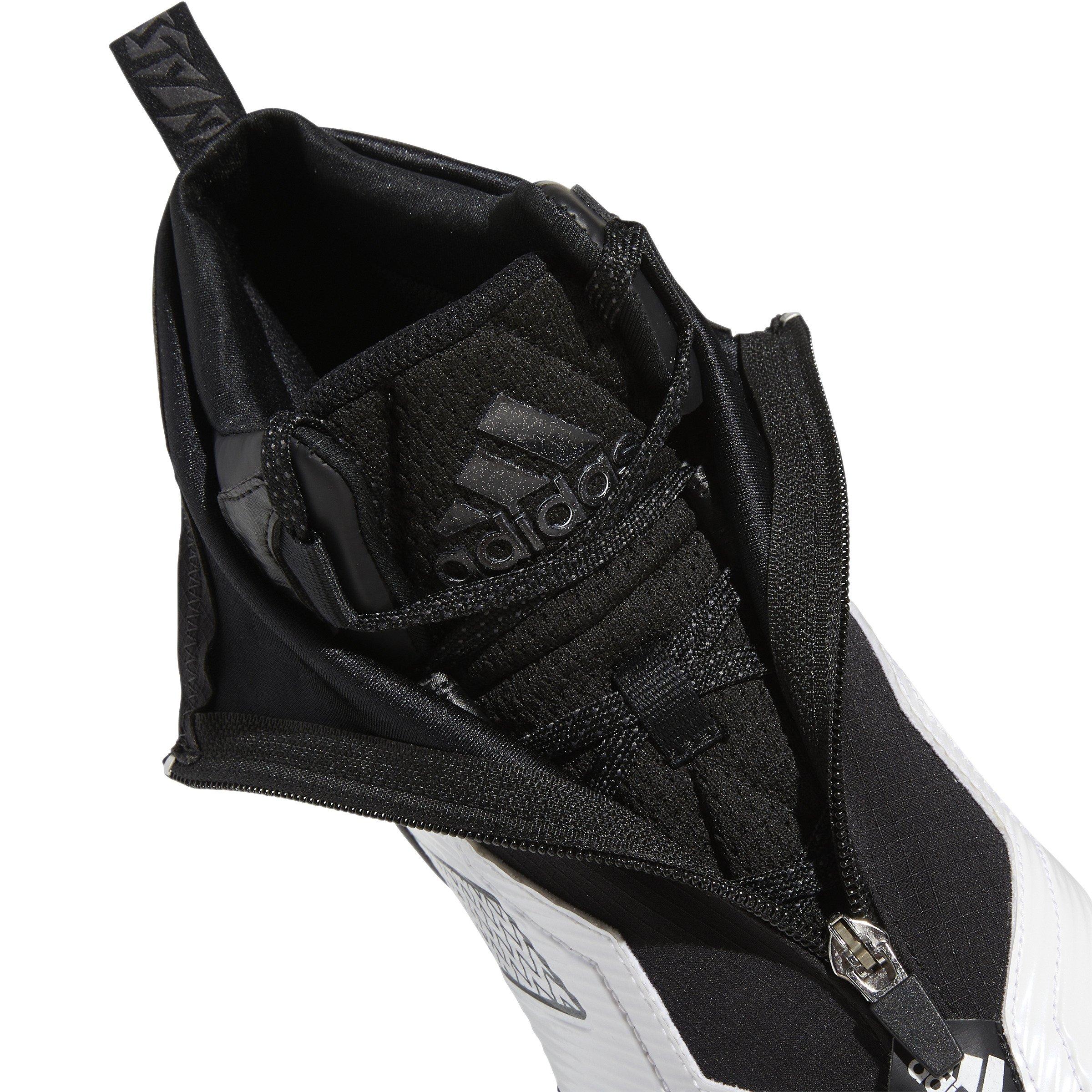 adidas Nasty 2.0 "Ftwr White/Black/Grey" Men's Football Cleat - WHITE/BLACK/GREY Thumbnail View 7