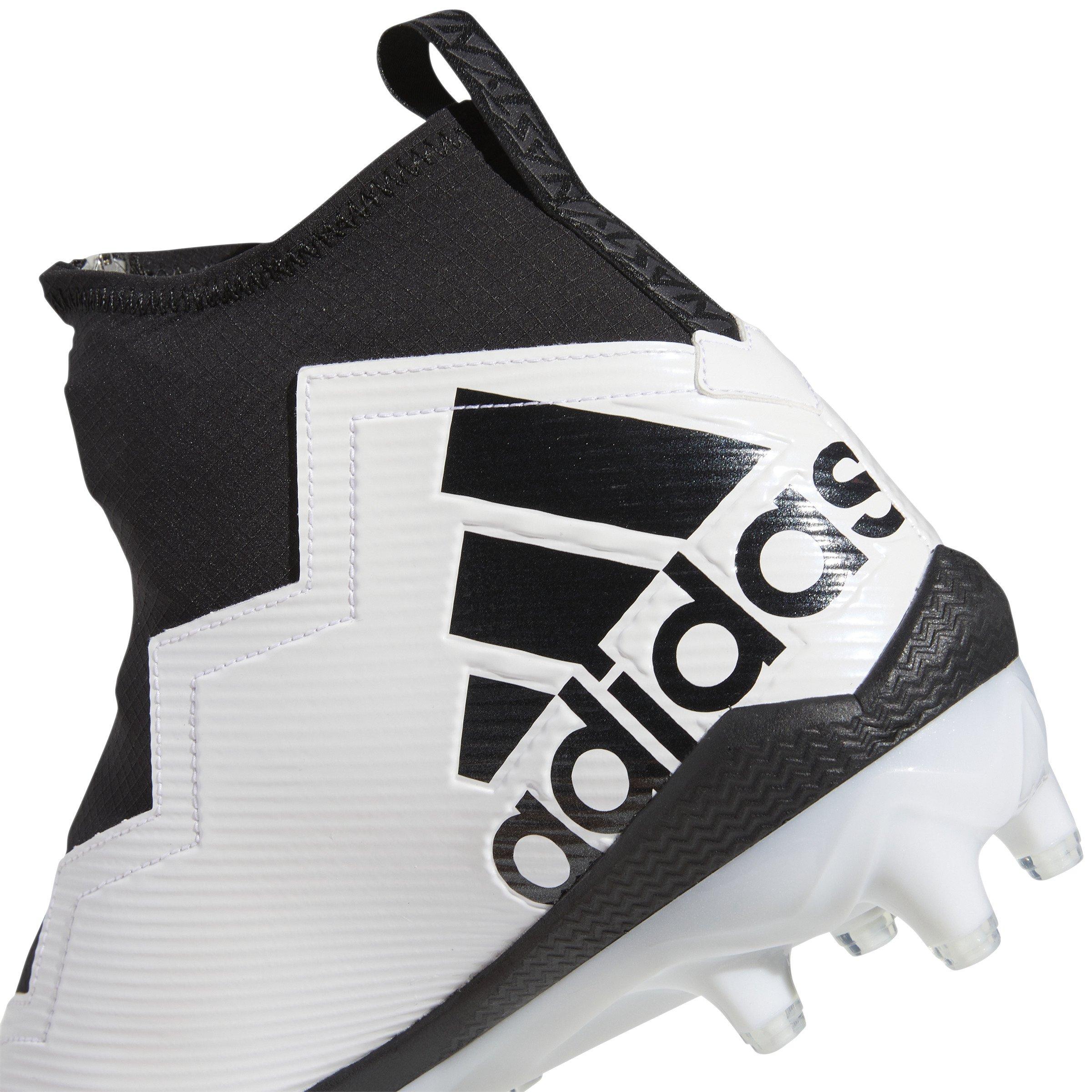 adidas Nasty 2.0 "Ftwr White/Black/Grey" Men's Football Cleat - WHITE/BLACK/GREY Thumbnail View 8