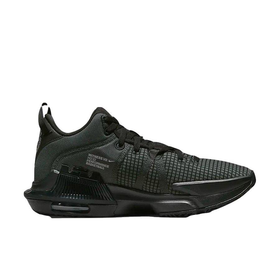 Nike LeBron Witness 7 "Black/Anthracite/Black" Men's Basketball Shoe - BLACK/ANTHRACITE/BLACK Thumbnail View 1