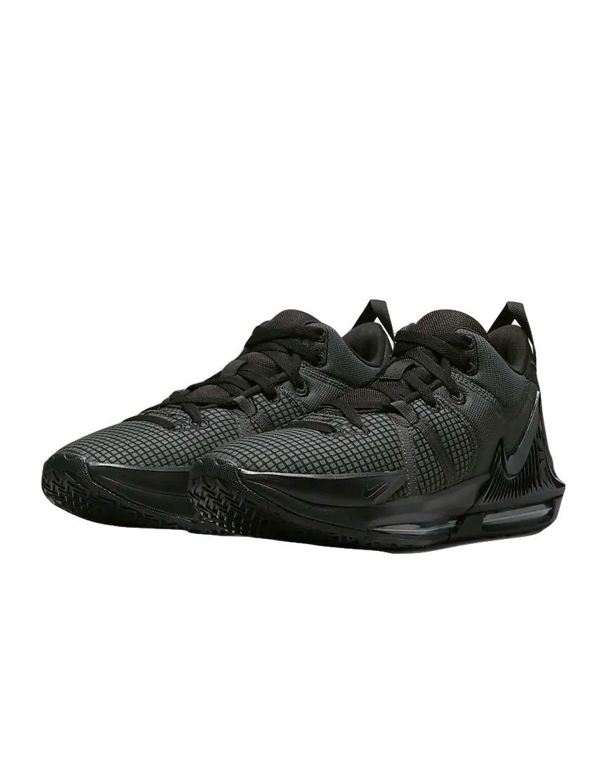 Nike LeBron Witness 7 "Black/Anthracite/Black" Men's Basketball Shoe - BLACK/ANTHRACITE/BLACK Thumbnail View 3