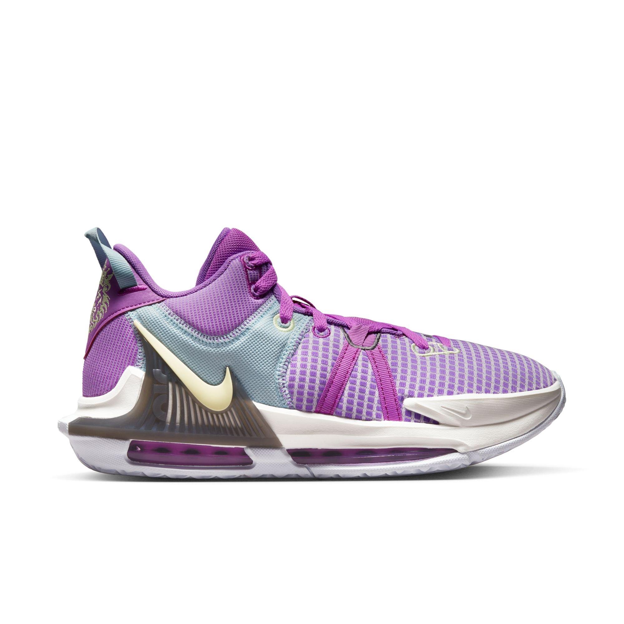 Nike LeBron Witness 7 "Fuchsia Dream/Sail/White/Citron Tint" Men's Basketball Shoe - FUCHSIA/SAIL/WHITE/CITRON Thumbnail View 1