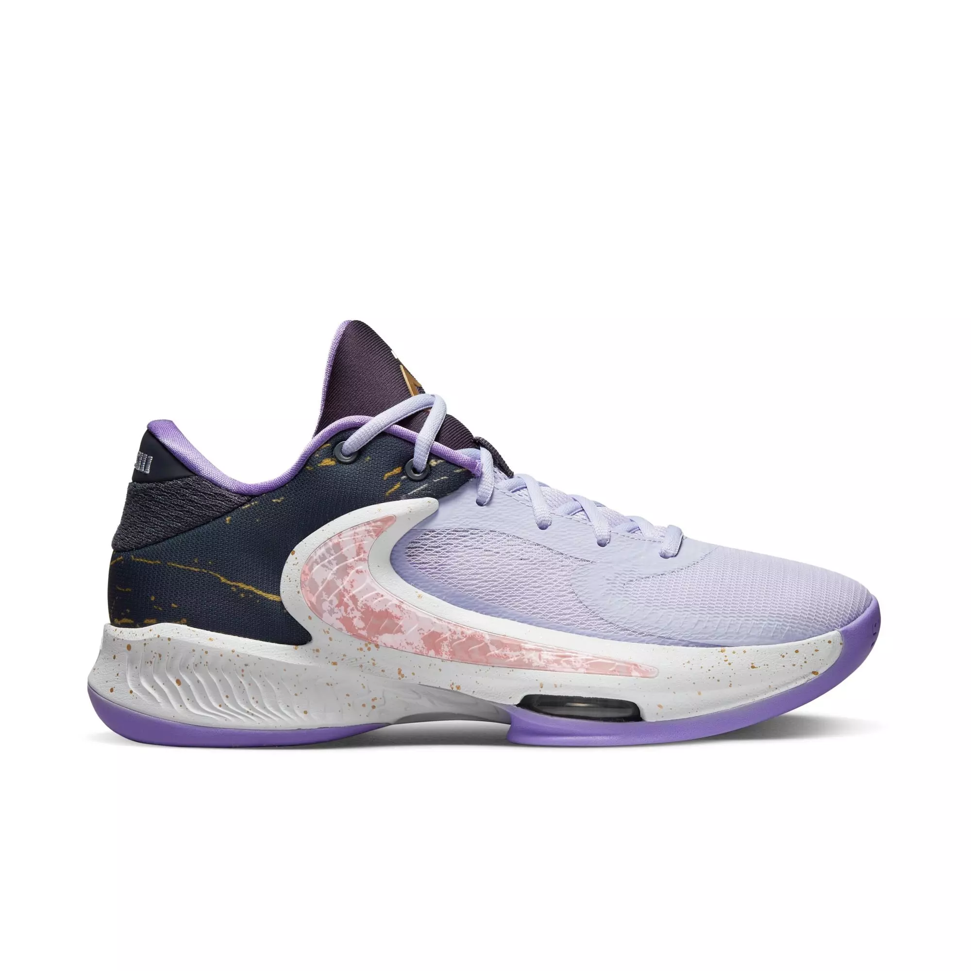 Nike Zoom Freak 4 "Oxygen Purple/Space Purple/Gridiron" Men's Basketball Shoe - Oxygen Purple/Space Purple/Gridiron