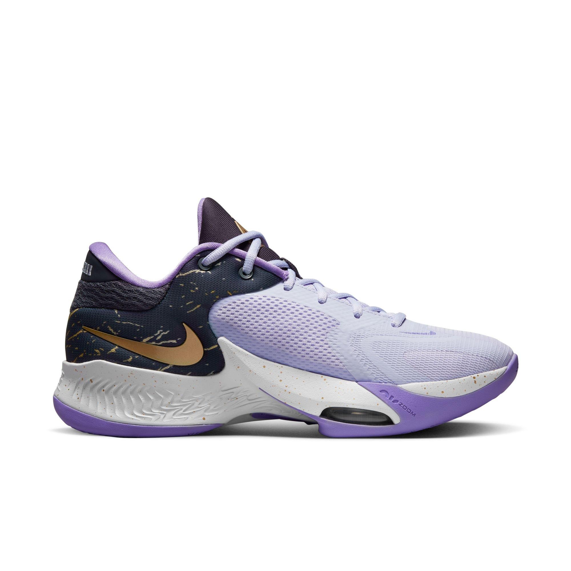 Purple discount giannis shoes