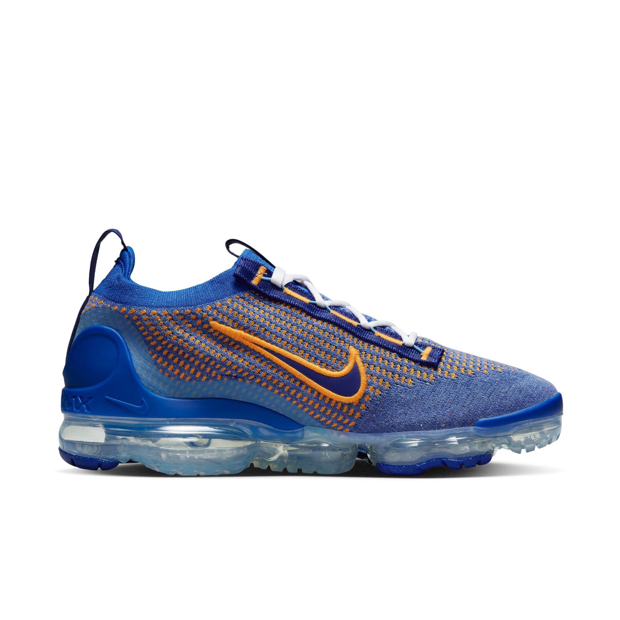 Orange and clearance blue nike vapormax