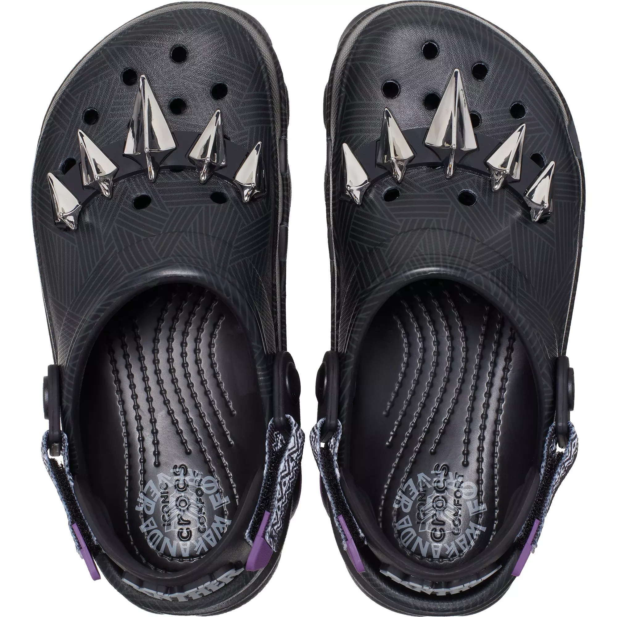 Crocs Classic All-Terrain Black Panther Preschool Kids' Clog - BLACK