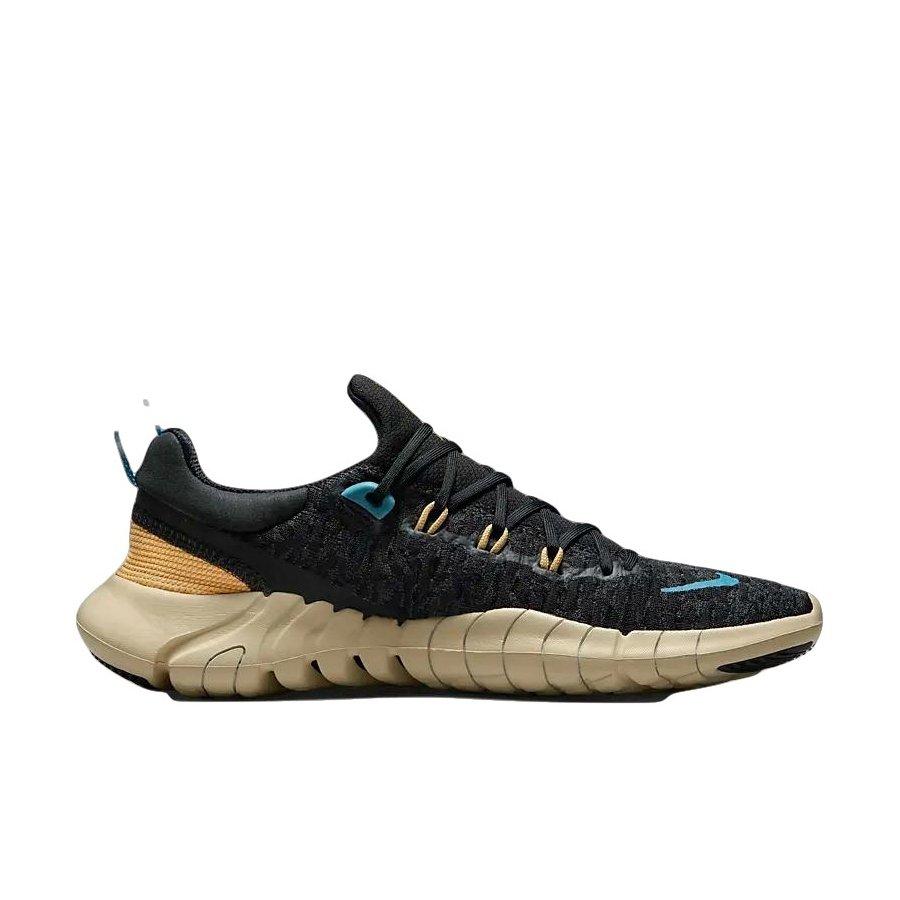 Free run womens black hotsell and gold