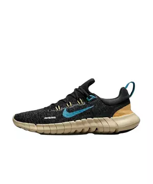Nike Run 5.0 Next Nature "Black/Anthracite/Wheat Gold/Noise Aqua" Running Shoe