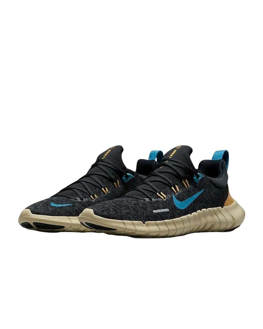 Nike free 5.0 women's hotsell training shoes - black/anthracite/black