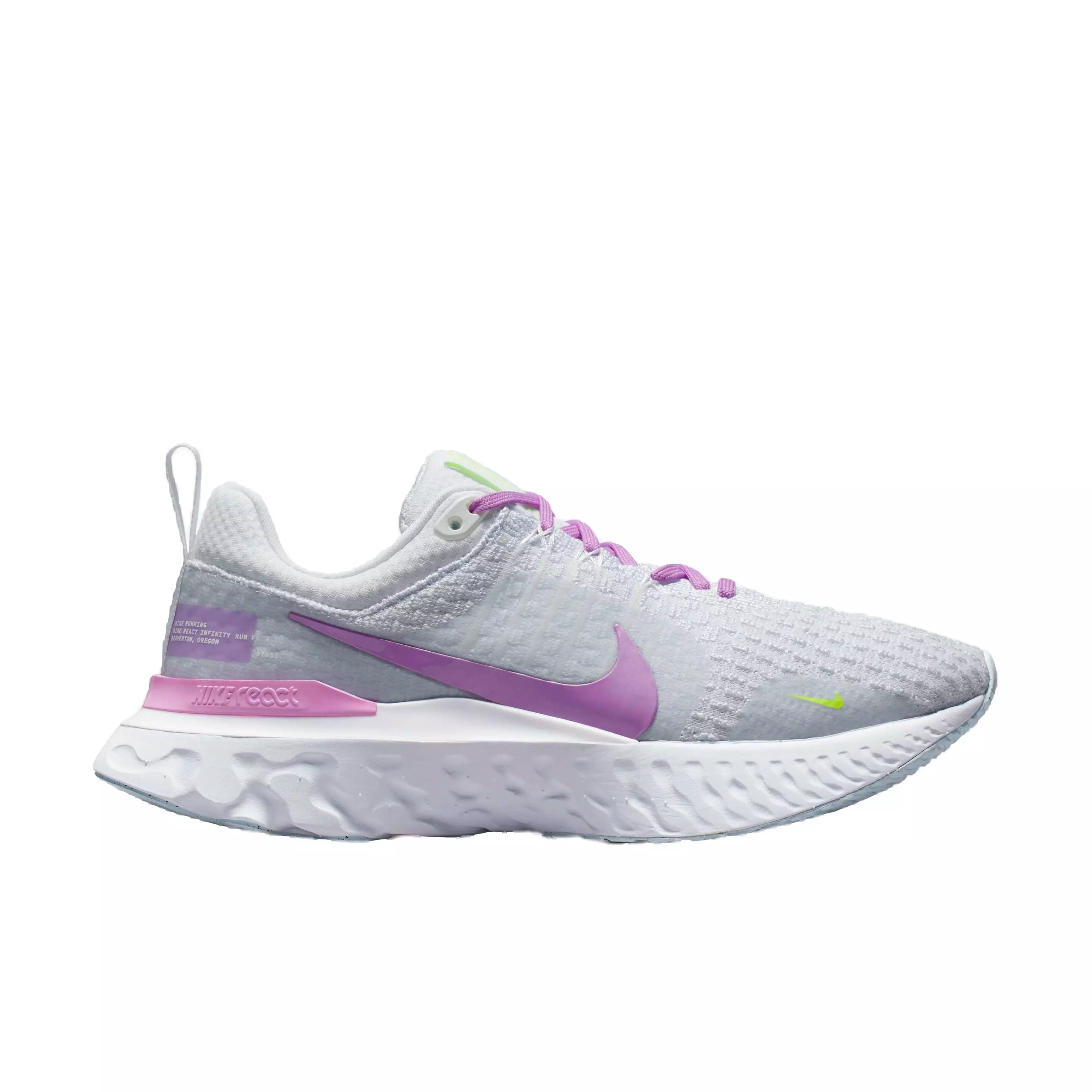 Nike React Infinity 3 White/Rush Fuchsia/Blue Tint/Volt Women's Running  Shoe - Hibbett