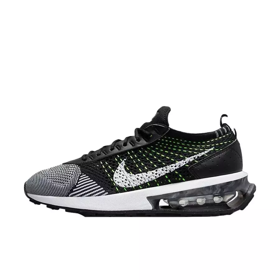 Nike Air Max Flyknit Racer "Black/Volt/White" Women's Shoe - BLACK/VOLT/WHITE
