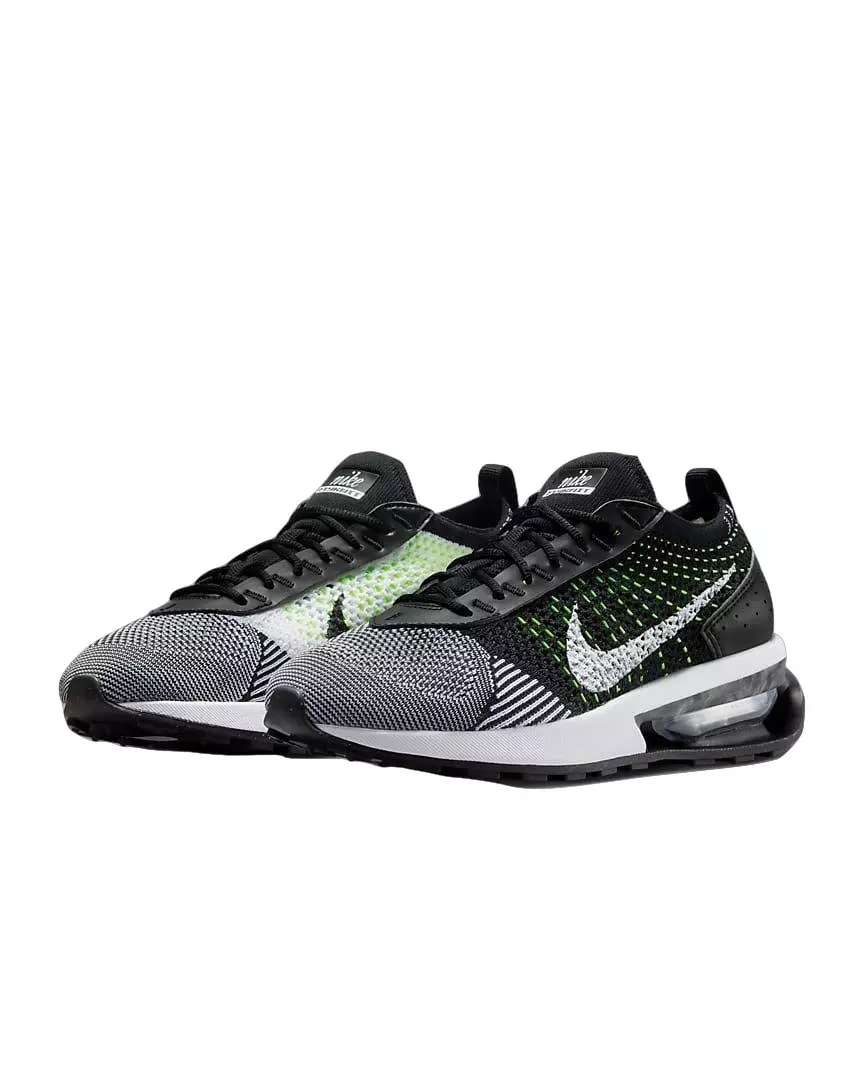 Nike Air Max Flyknit Racer "Black/Volt/White" Women's Shoe - BLACK/VOLT/WHITE