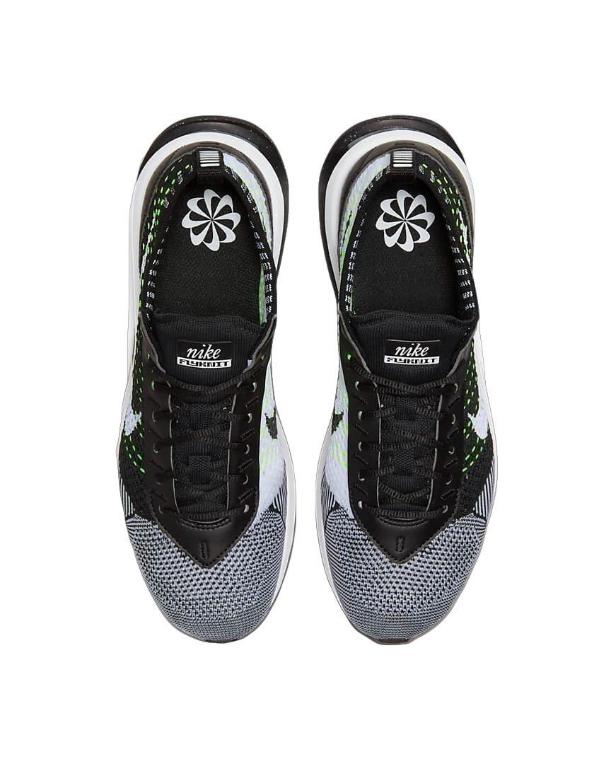 Nike Air Max Flyknit Racer "Black/Volt/White" Women's Shoe - BLACK/VOLT/WHITE Thumbnail View 4