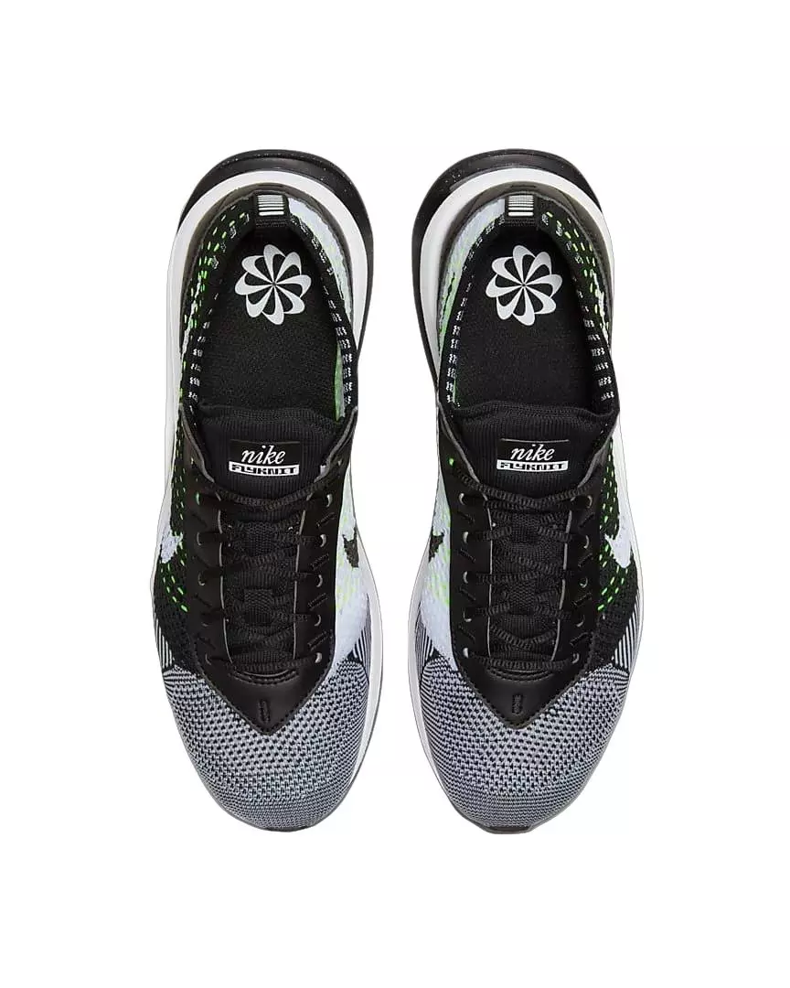 Nike Air Max Flyknit Racer "Black/Volt/White" Women's Shoe - BLACK/VOLT/WHITE
