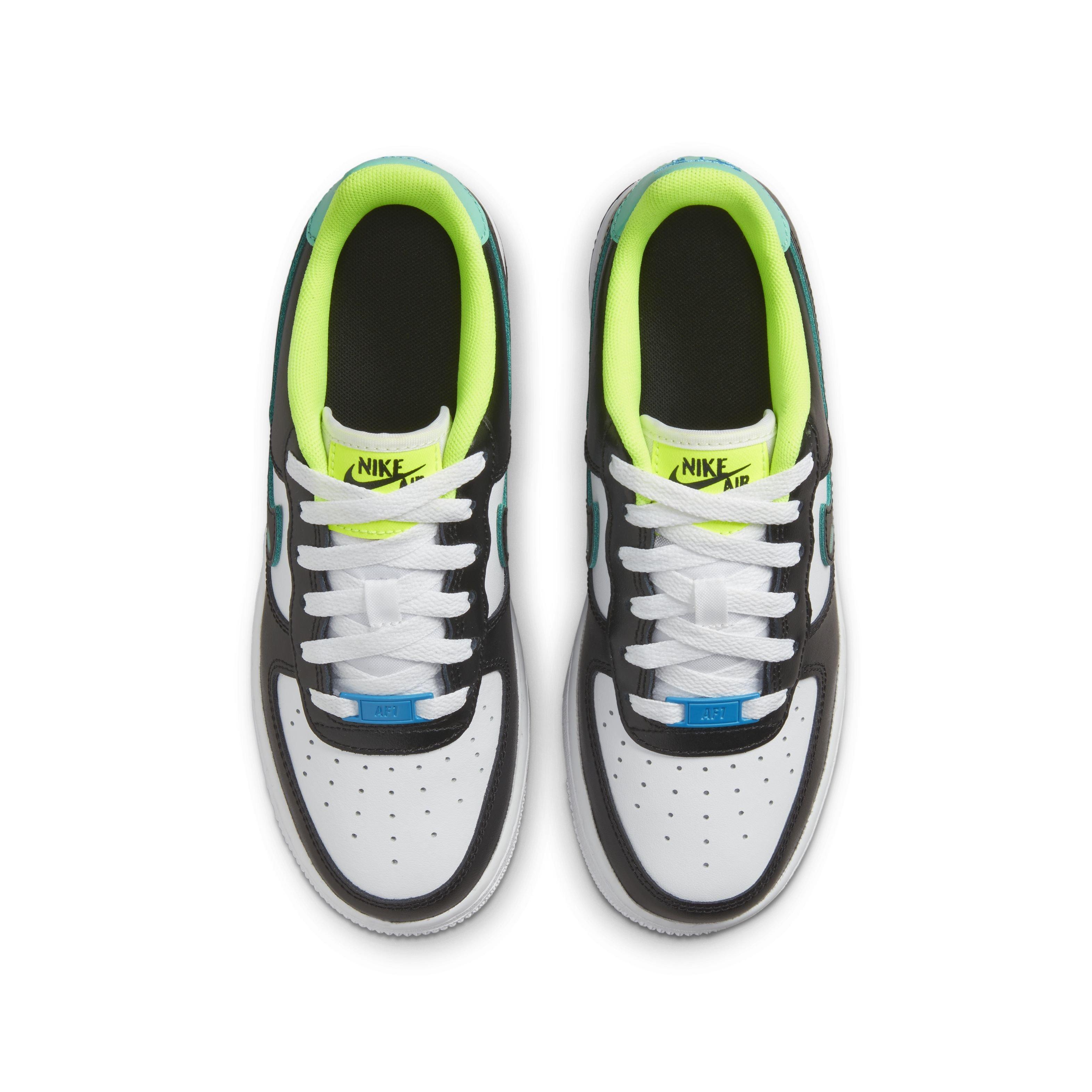 Air Force 1 Lv8 1 Bg Gs- White/Lime - Sports Gallery