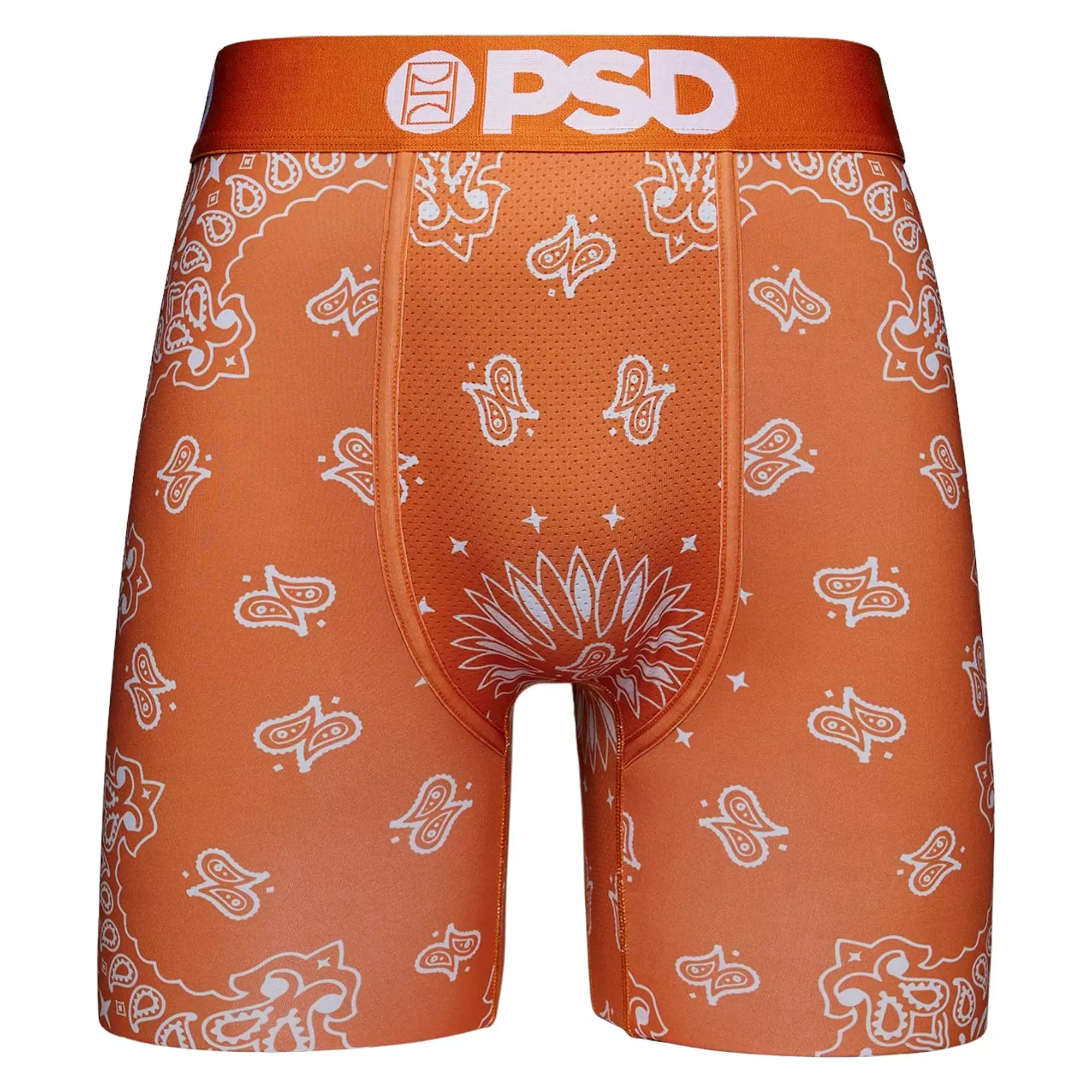 PSD Men's Burnt Orange Bandana Underwear - ORANGE