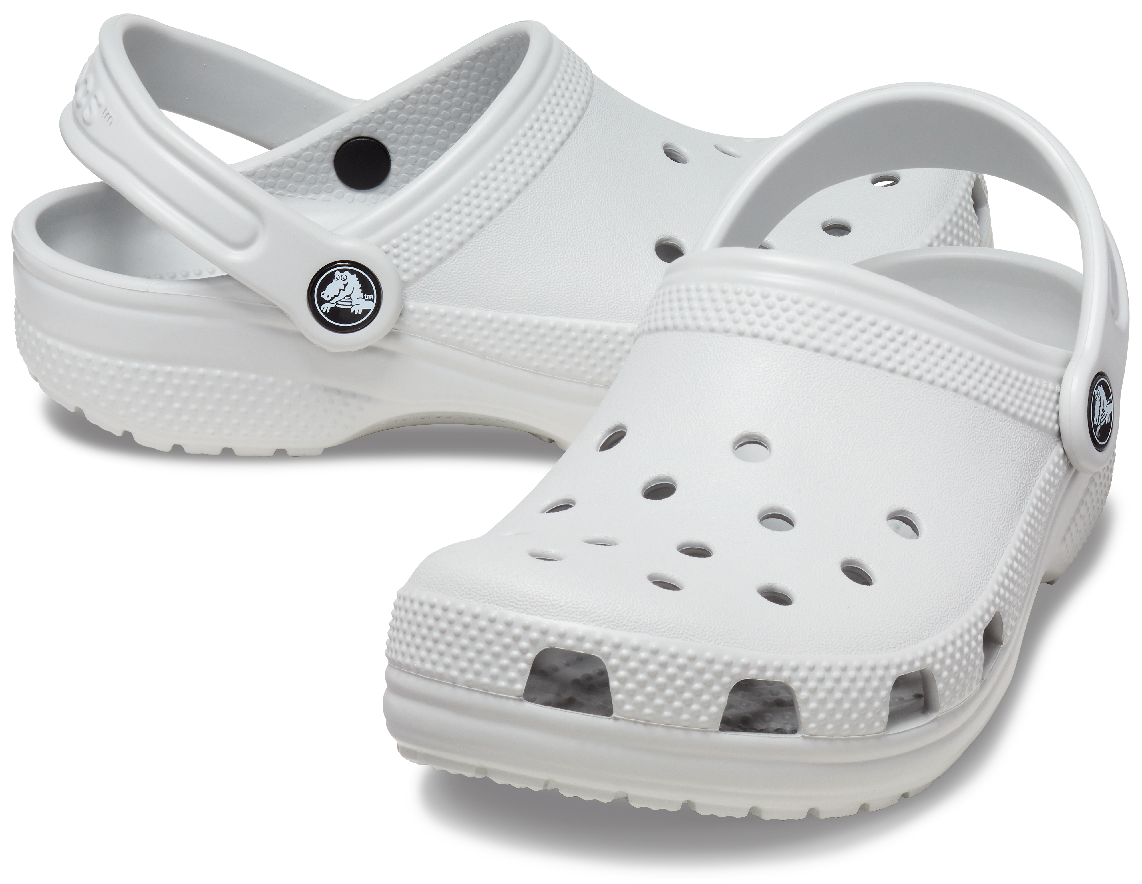 Crocs Classic "Lt Grey" Preschool Boys' Clog