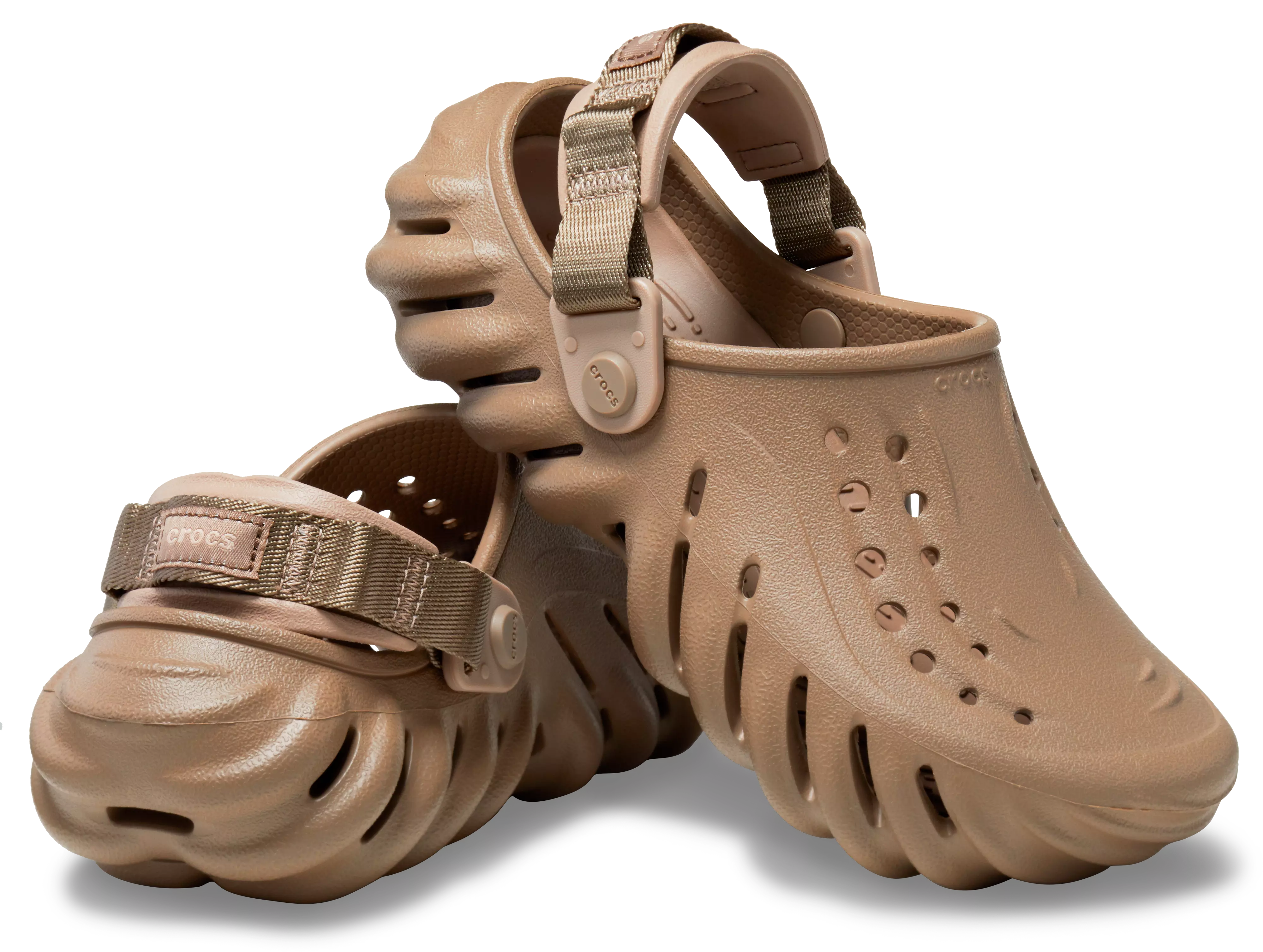 Crocs Echo "Khaki" Preschool Kids' Clog - KHAKI