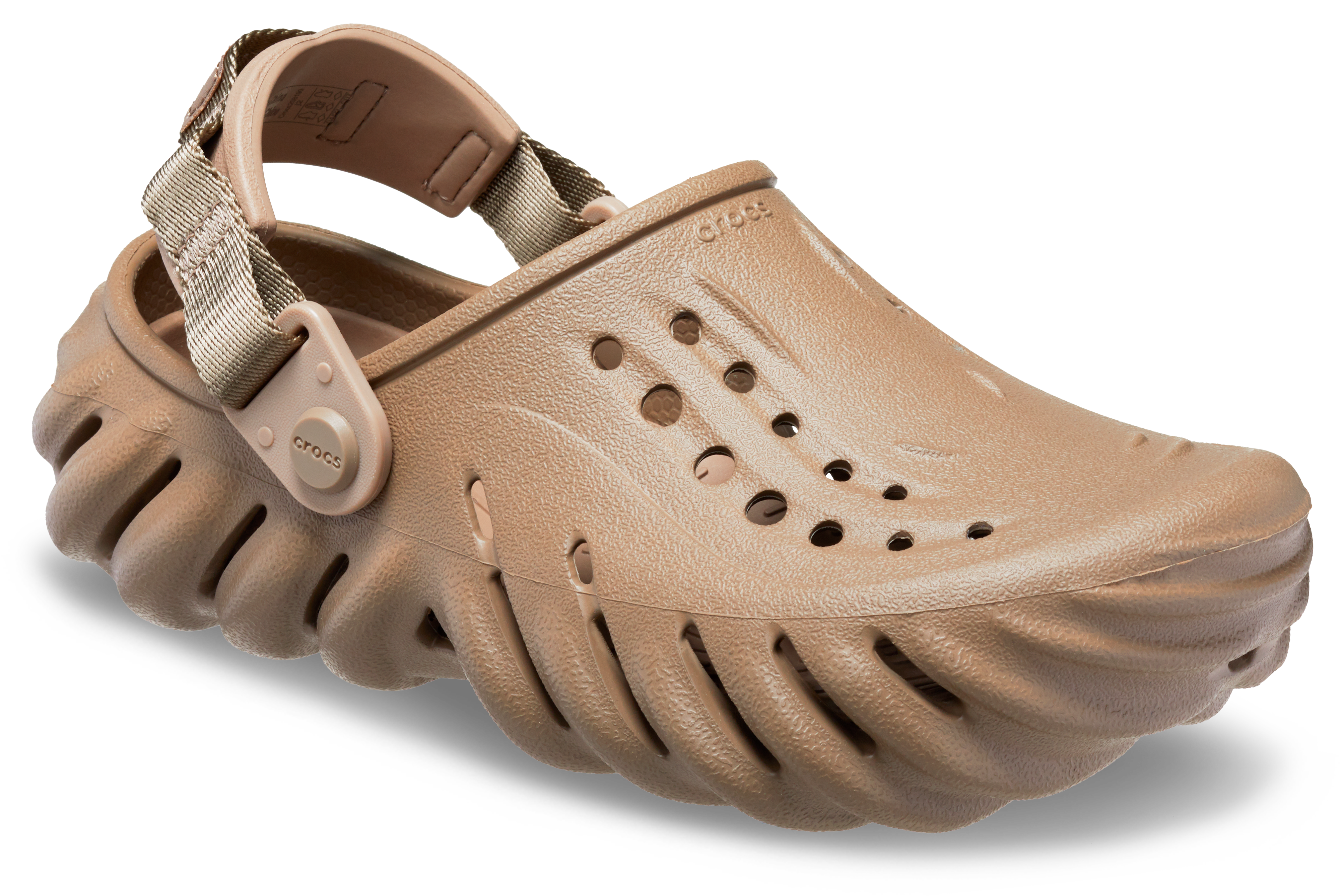 Crocs Echo "Khaki" Preschool Kids' Clog - KHAKI Thumbnail View 5