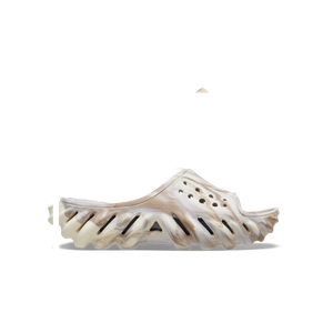 Crocs Echo Marbled "Bone/Multi" Preschool Kids' Slide