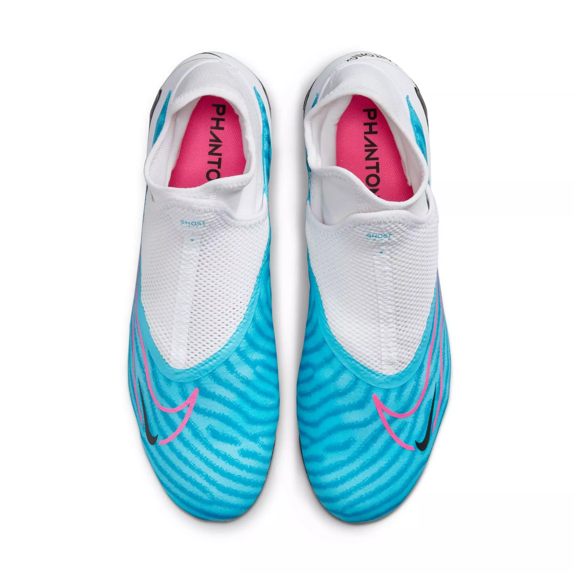 Nike Phantom GX Pro Dynamic Fit FG Firm Ground "Baltic Blue/Pink Blast-White-Laser Blue" Men's Soccer Cleat - BLUE/PINK