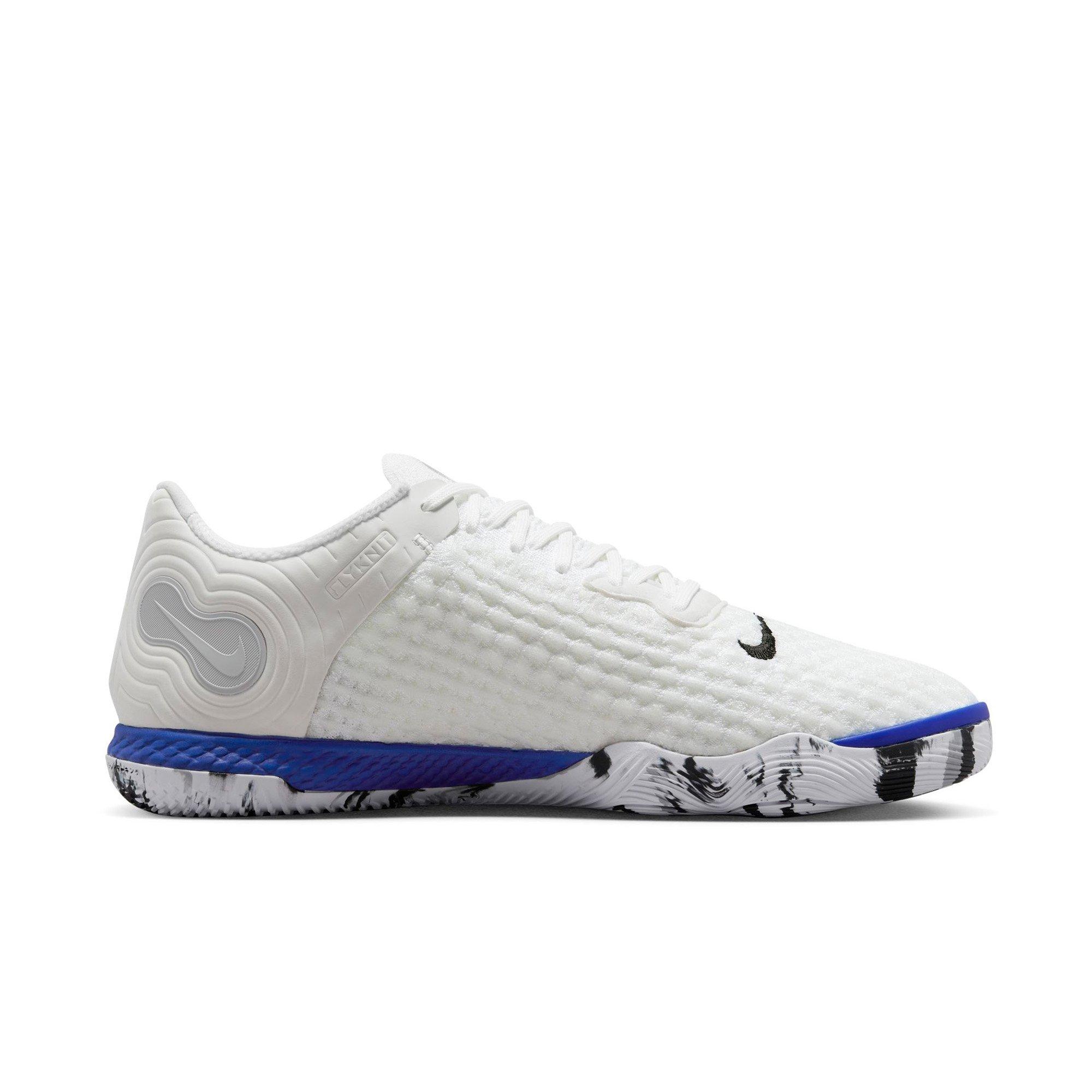 vermoeidheid Mooie vrouw Flikkeren Nike React Gato "White/Black/Racer Blue/Volt" Men's Indoor Soccer Shoe