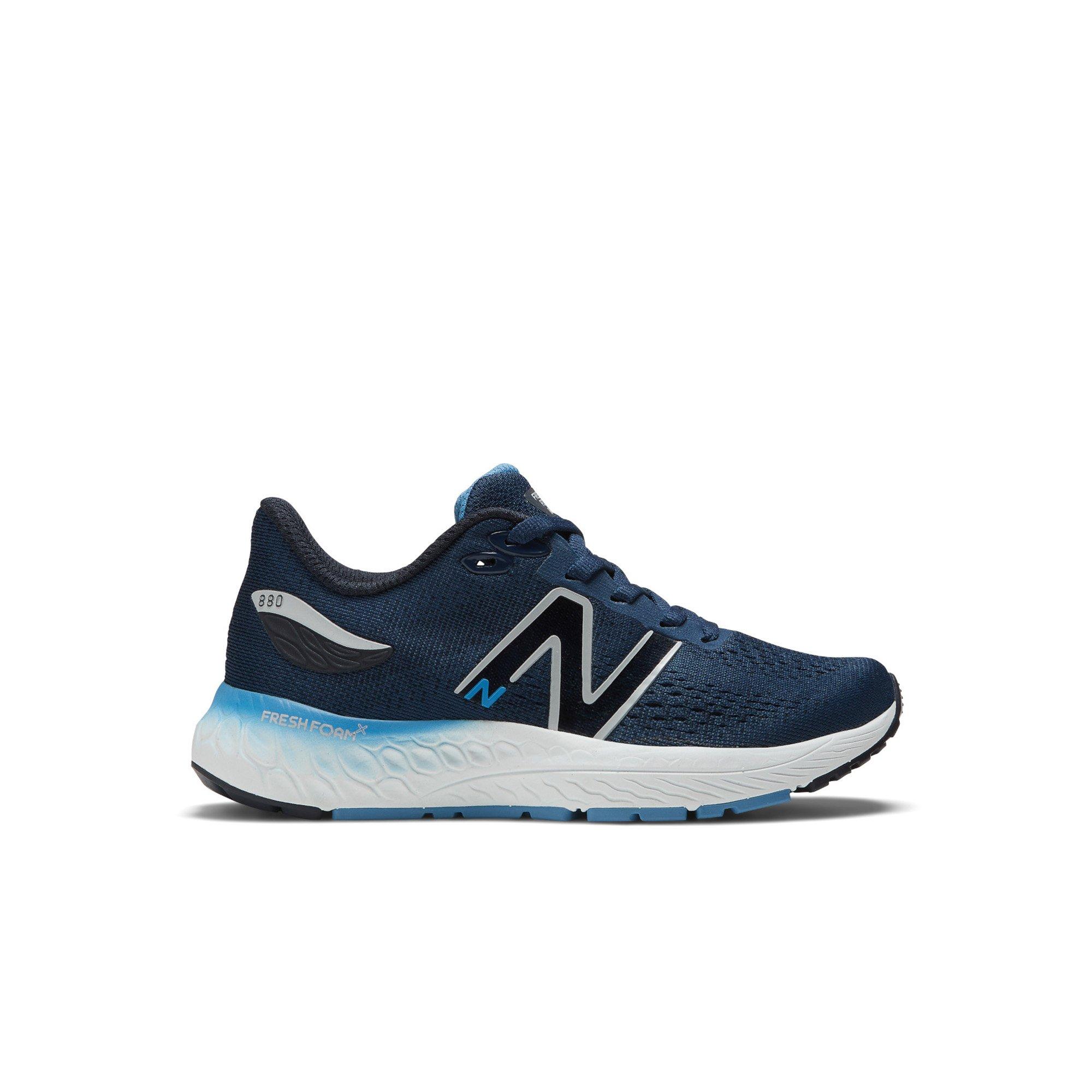 New Balance Fresh Foam X 880v12 Navy Blue White Preschool Boys Running Shoe Hibbett