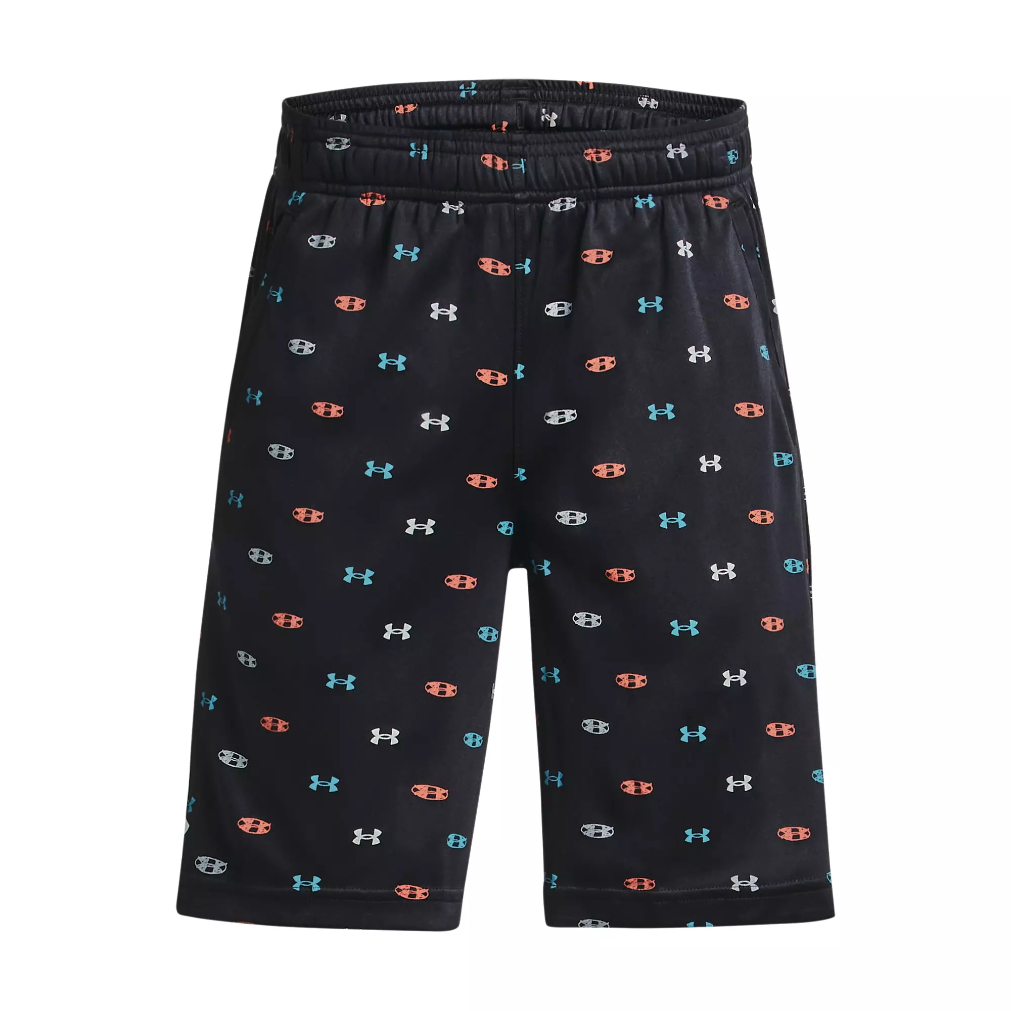 Under Armour Big Boys' Prototype Printed Shorts-Black - BLACK