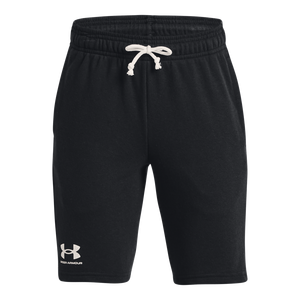 Under Armour Big Boys' Rival Terry Shorts-Black