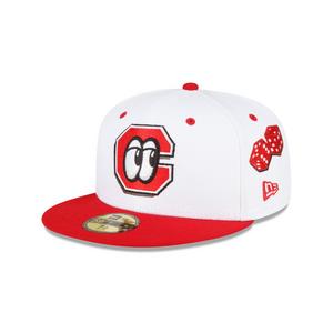 Cincinnati Reds New Era White Golfer Tee 9FIFTY Snapback Hat