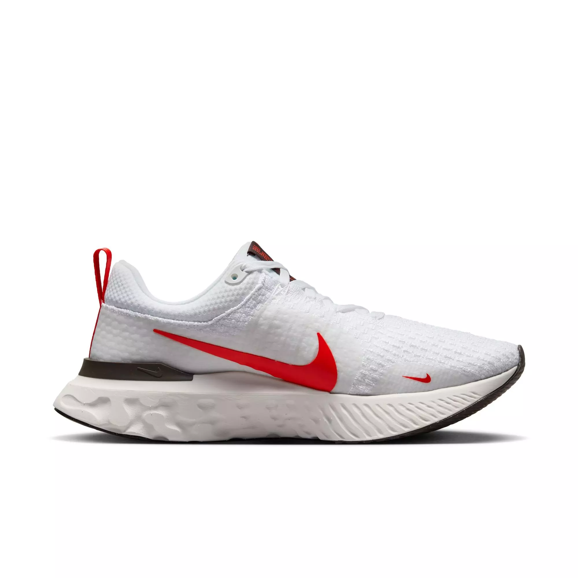 Nike React Infinity 3 "White/Lt Crimson/Platinum Tint" Men's Running Shoe - WHITE/CRIMSON