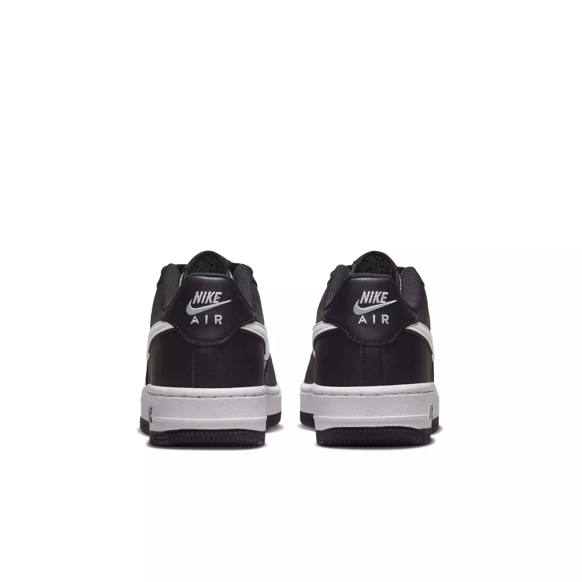 Nike Air Force 1 LV8 2 "Black/White" Grade School Kids' Shoe - BLACK/WHITE