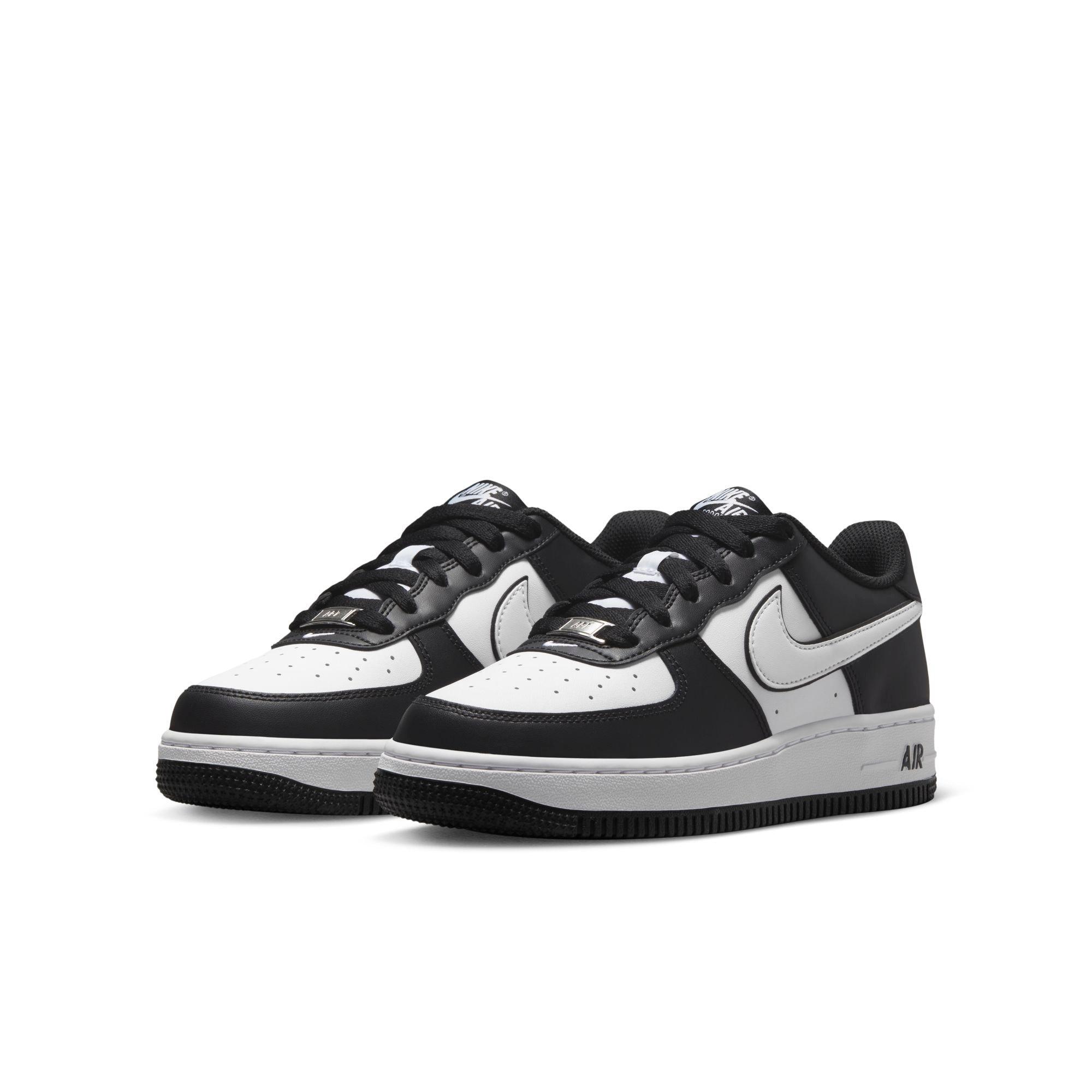 Nike Air Force 1 LV8 2 "Black/White" Grade School Kids' Shoe - BLACK/WHITE Thumbnail View 7