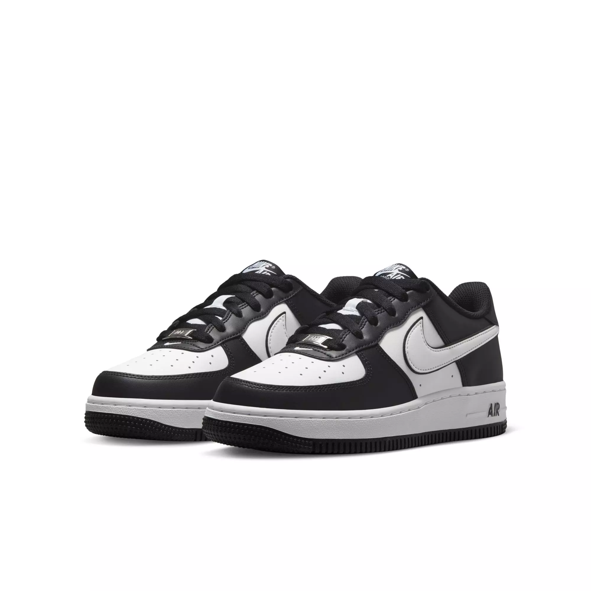 Nike Air Force 1 LV8 2 "Black/White" Grade School Kids' Shoe - BLACK/WHITE