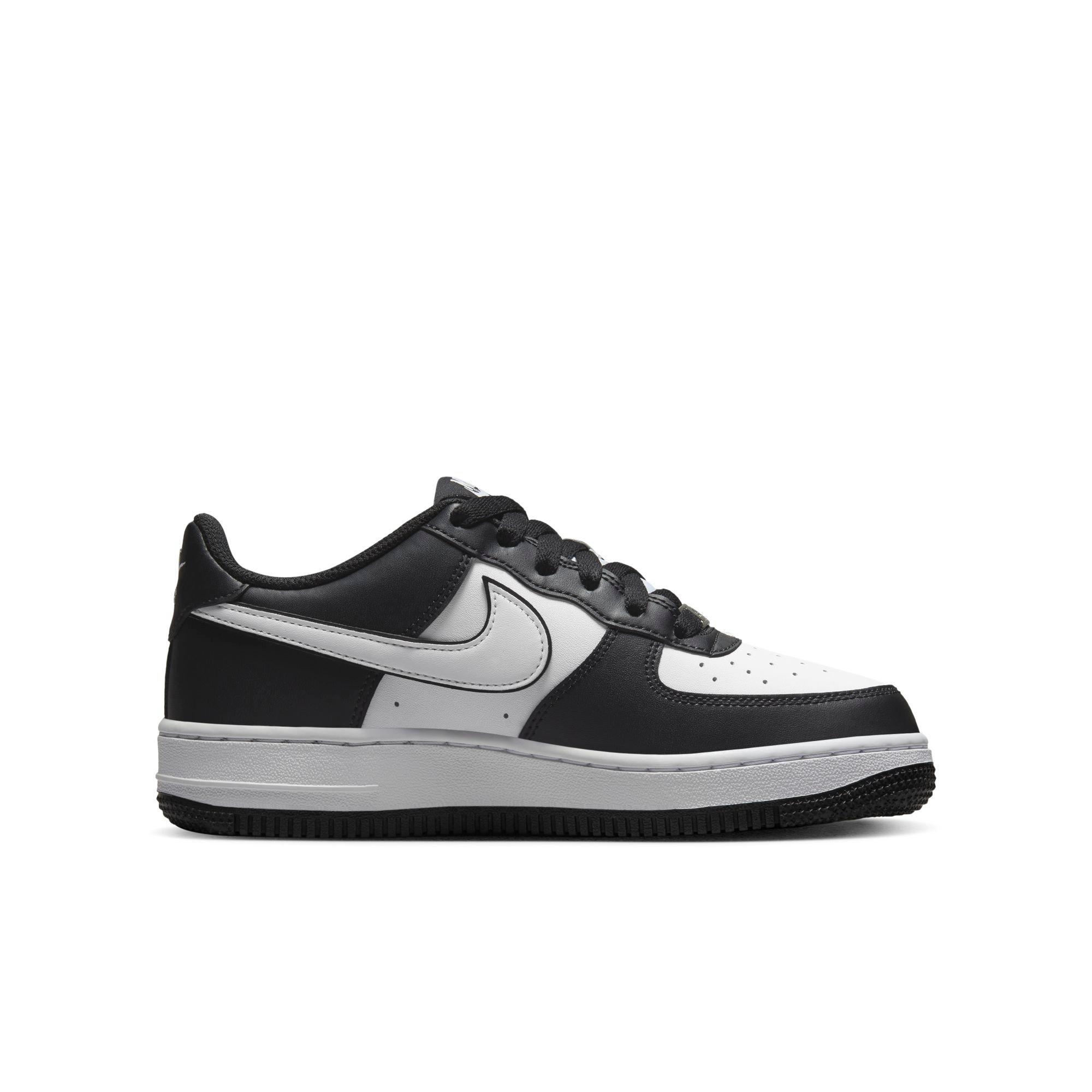 Nike Air Force 1 LV8 2 "Black/White" Grade School Kids' Shoe - BLACK/WHITE Thumbnail View 3