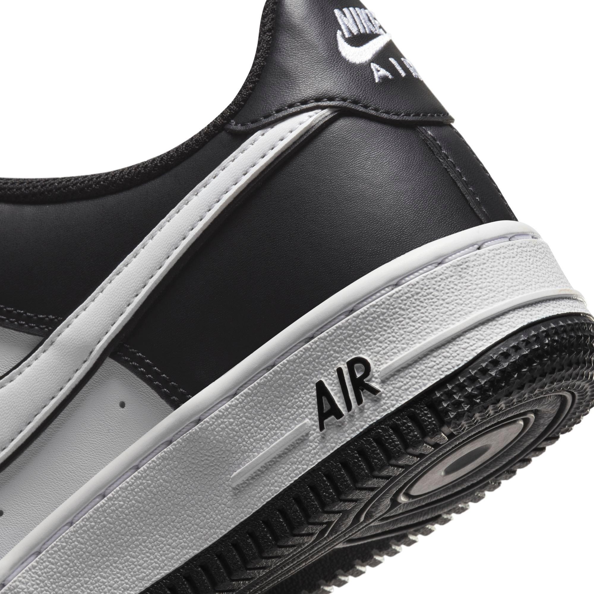 Nike Air Force 1 LV8 2 "Black/White" Grade School Kids' Shoe - BLACK/WHITE Thumbnail View 5