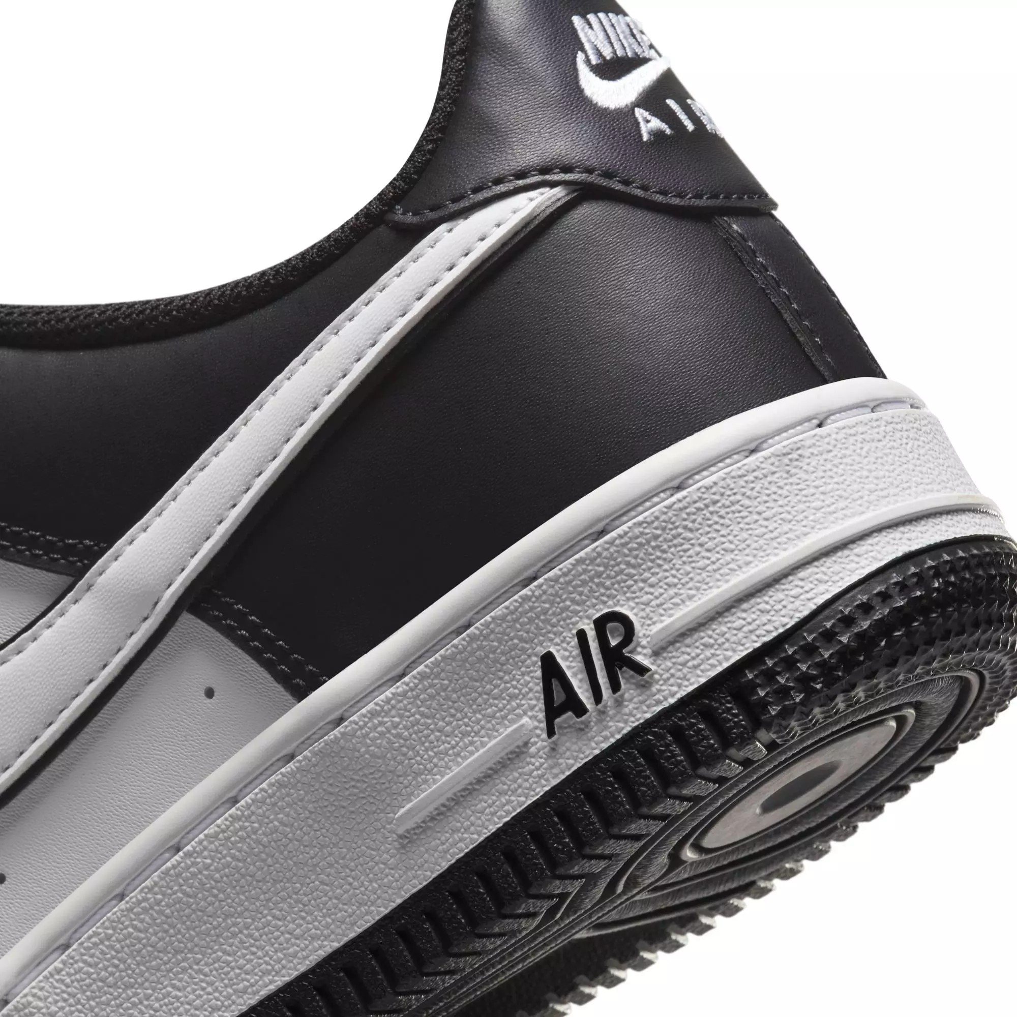 Nike Air Force 1 LV8 2 "Black/White" Grade School Kids' Shoe - BLACK/WHITE