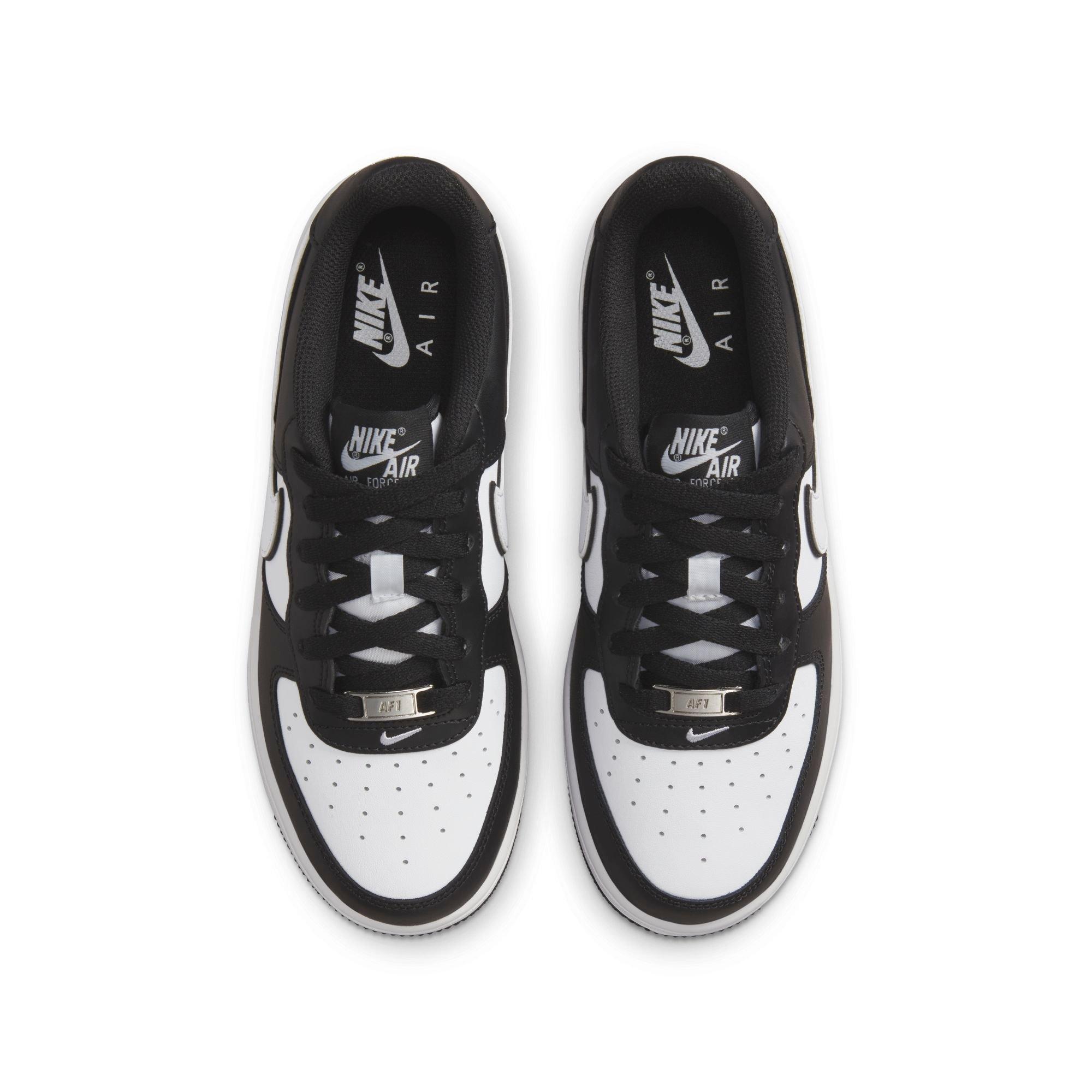 Nike Air Force 1 LV8 2 "Black/White" Grade School Kids' Shoe - BLACK/WHITE Thumbnail View 9