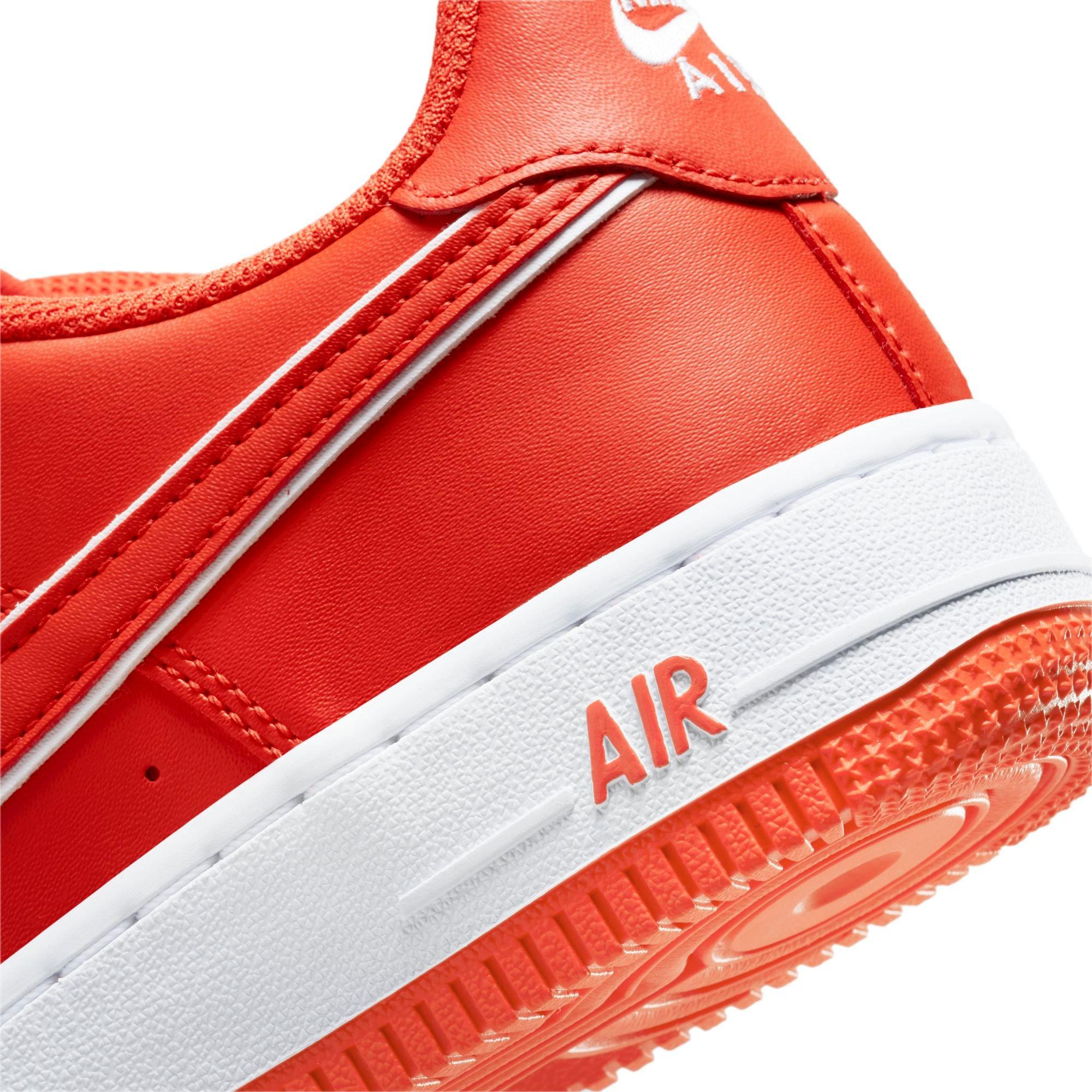 Nike Kids Air Force 1 (White/Picante Red) 7Y