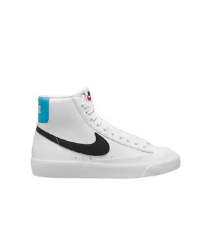 Mula pensión Electricista Nike Blazer Mid '77 "White/Black/Blue Lightning" Grade School Boys' Shoe