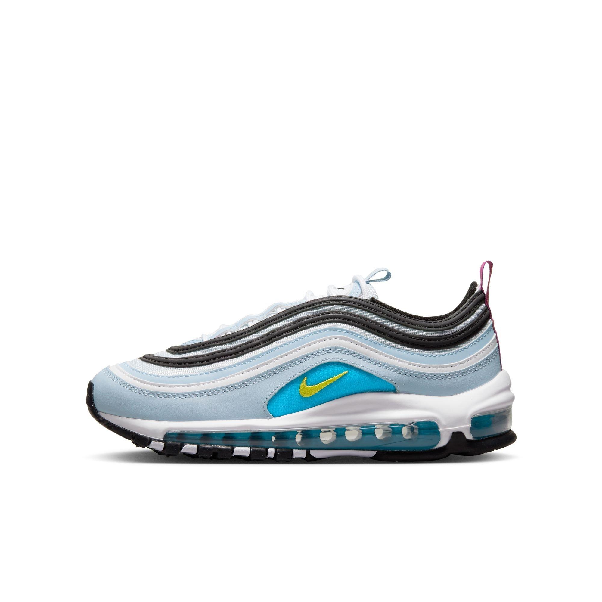 Nike 97 "Blue Whisper/Opti Yellow/White" Grade School Boys' Shoe